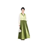 쓰리-플레트 스커트