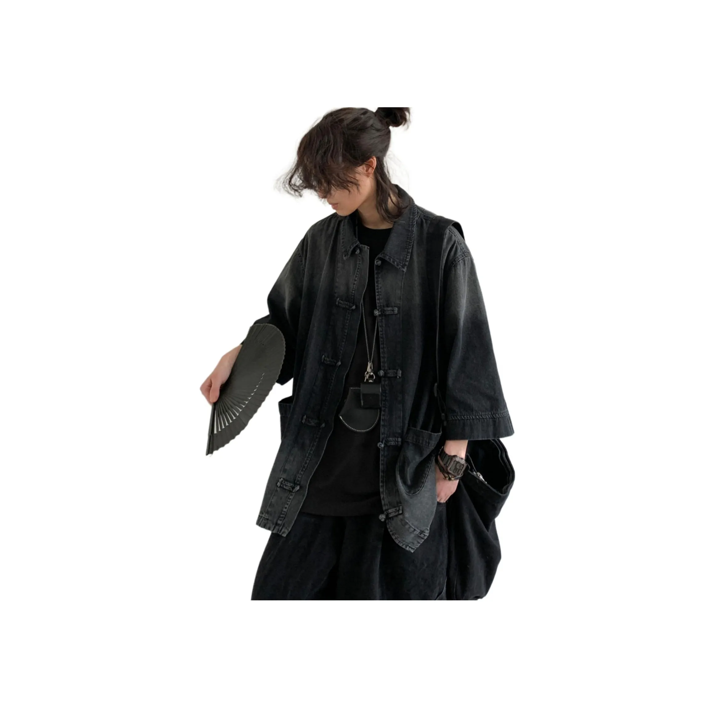 Pirkadat Черная унисекс рубашка