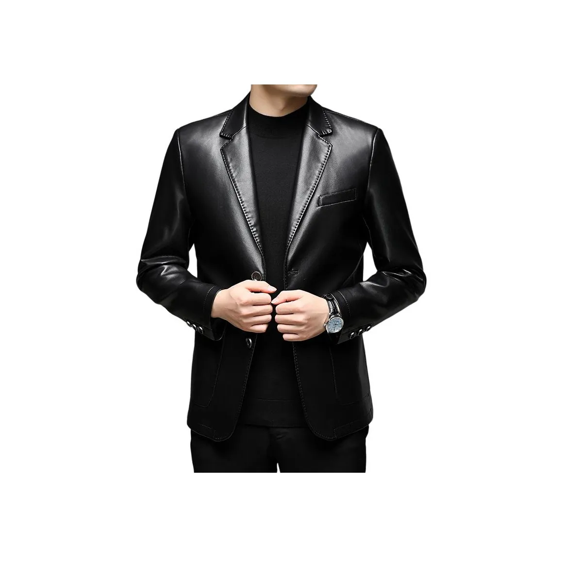 TAIZILONG Мужские кожаные куртки