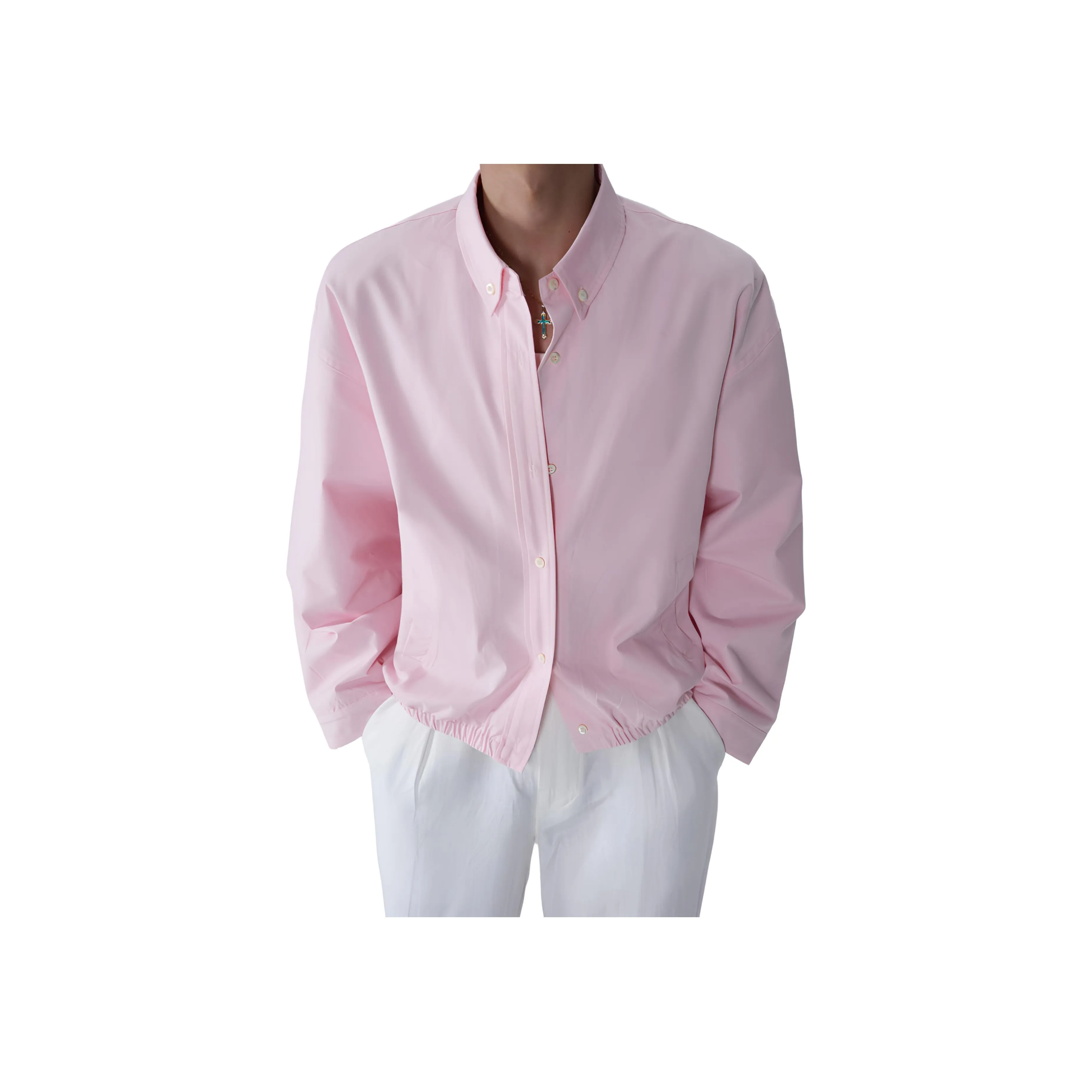 SEE ALSO Европейский стиль Noble Relaxed Минималистичный Легкий Отложной воротник Рубашка Куртка Унисекс