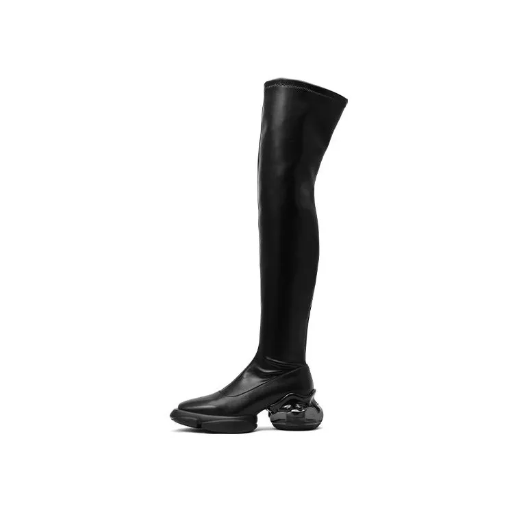 DAPHNE LAB Sugar Drop Over-the-knee Boots 5.5cm Women's