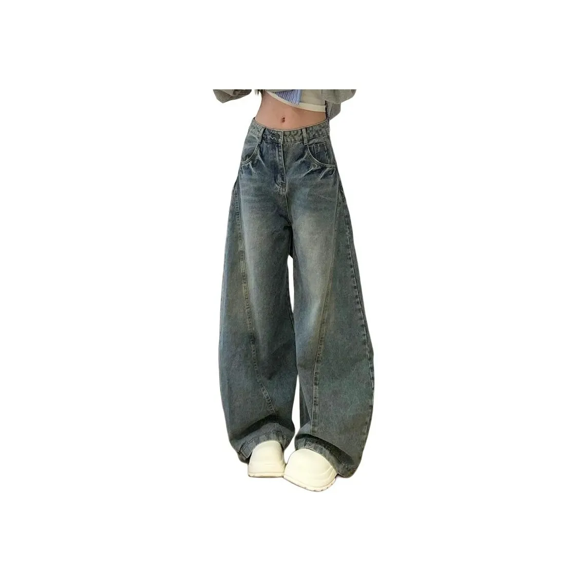 NHZN Синие Женские Джинсы