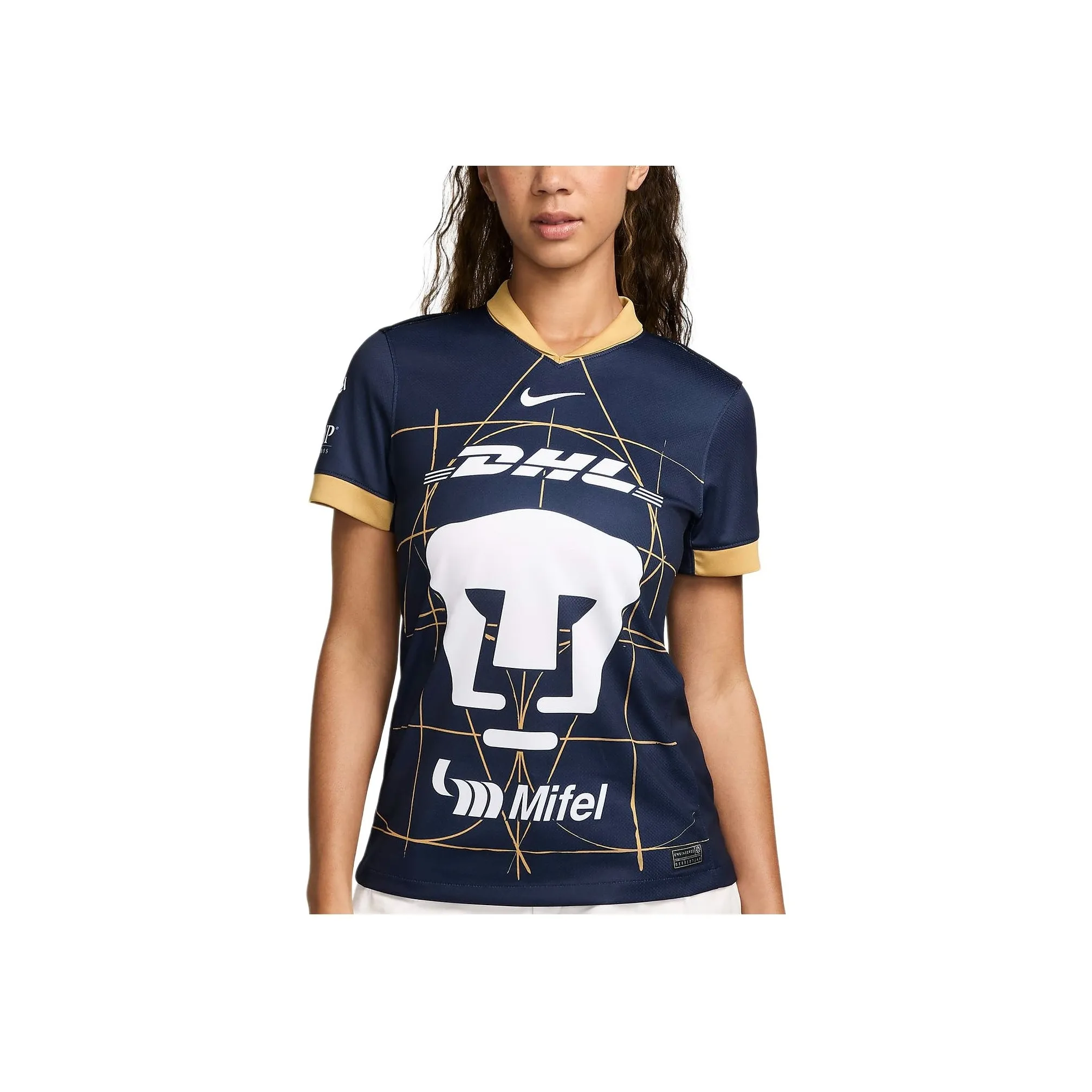 Nike Pumas Unam 2024/25 Stadium Away Women's Nike Dri FIT Soccer Replica Jersey