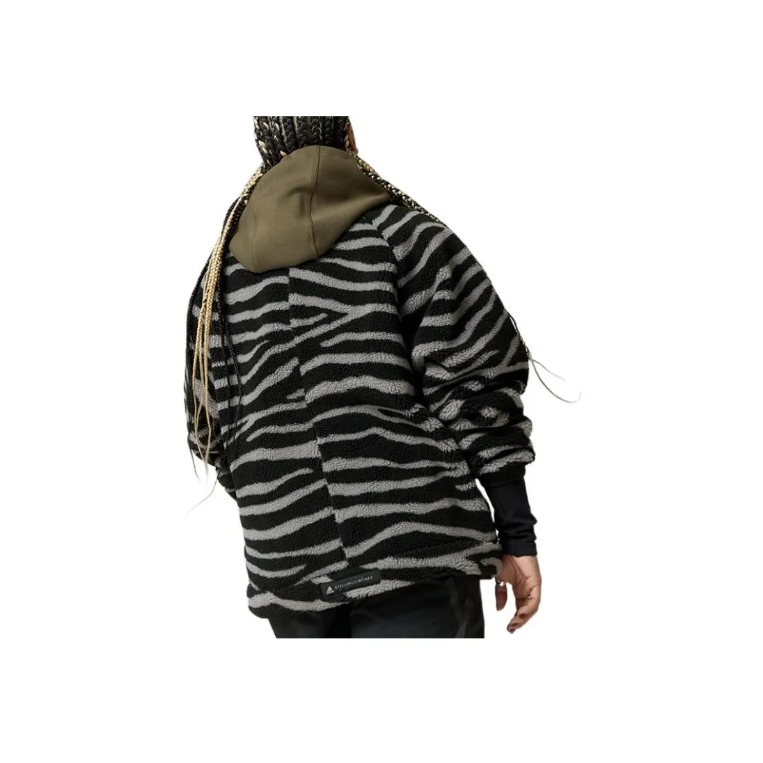 Adidas By Stella McCartney Animal print Fleece Jacket