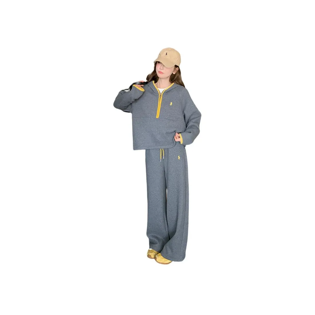 MEXICAN Серый Спортивные костюмы с толстовкой для женщин