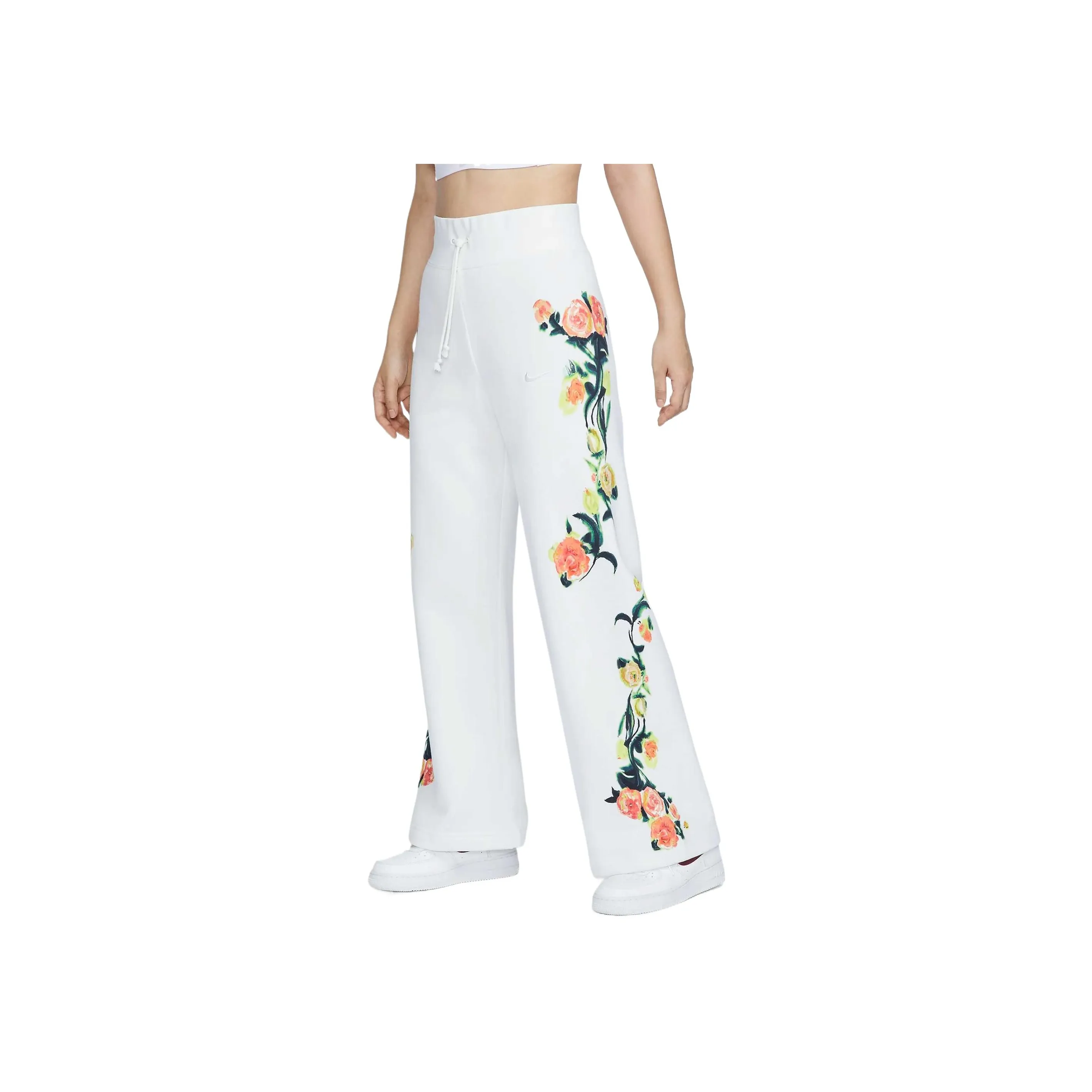 nike Вязаные тренировочные брюки Женские Белые
