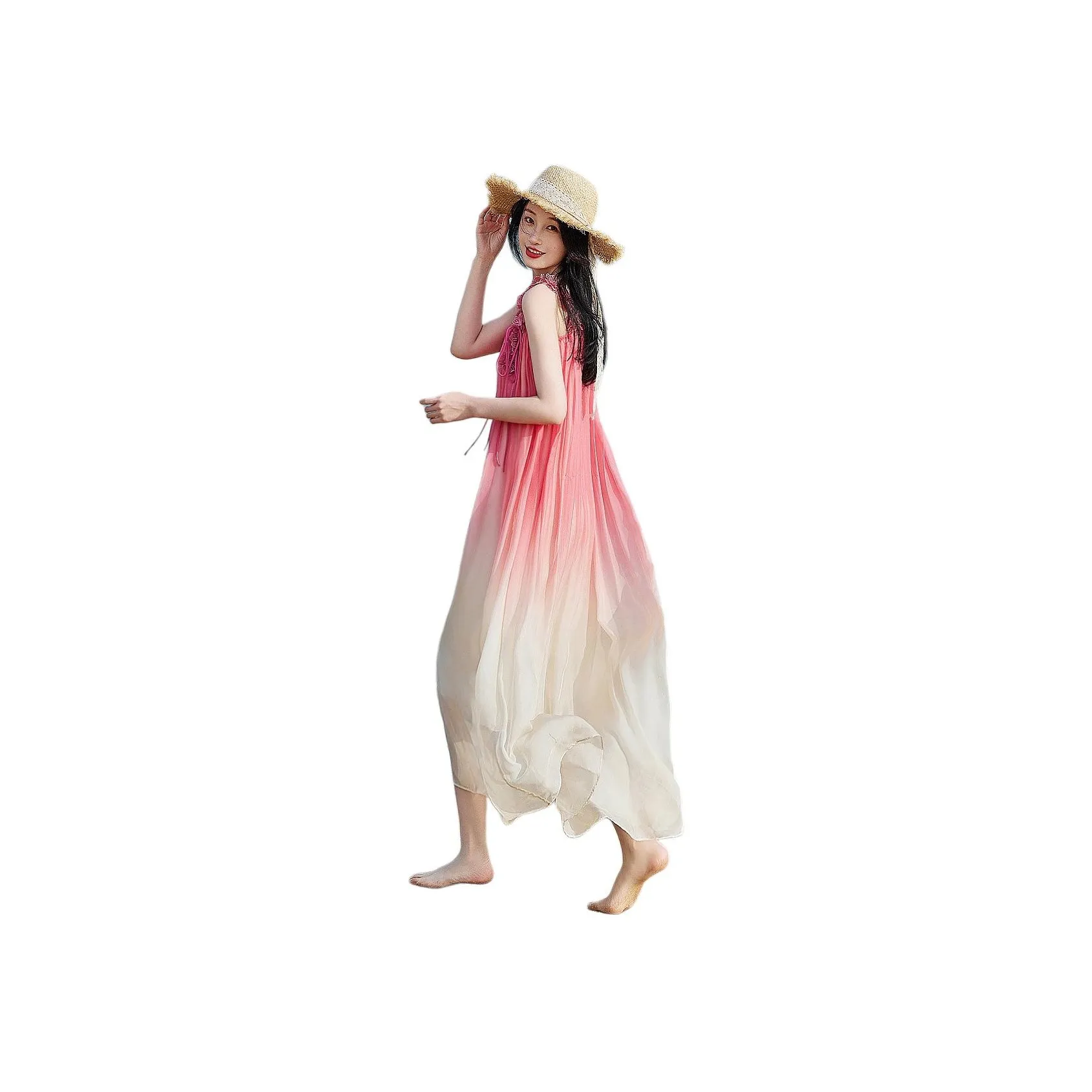 【dme】 Slip Dresses Women's Pink