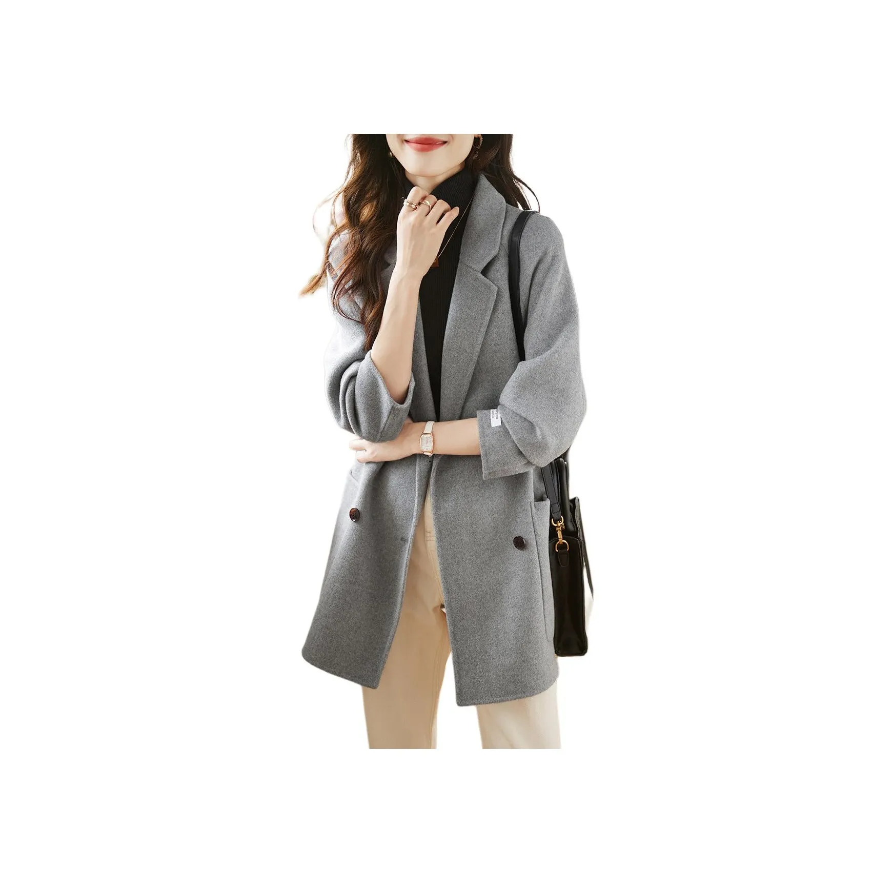 Mo Han Yi Mei Coat Women's Gray
