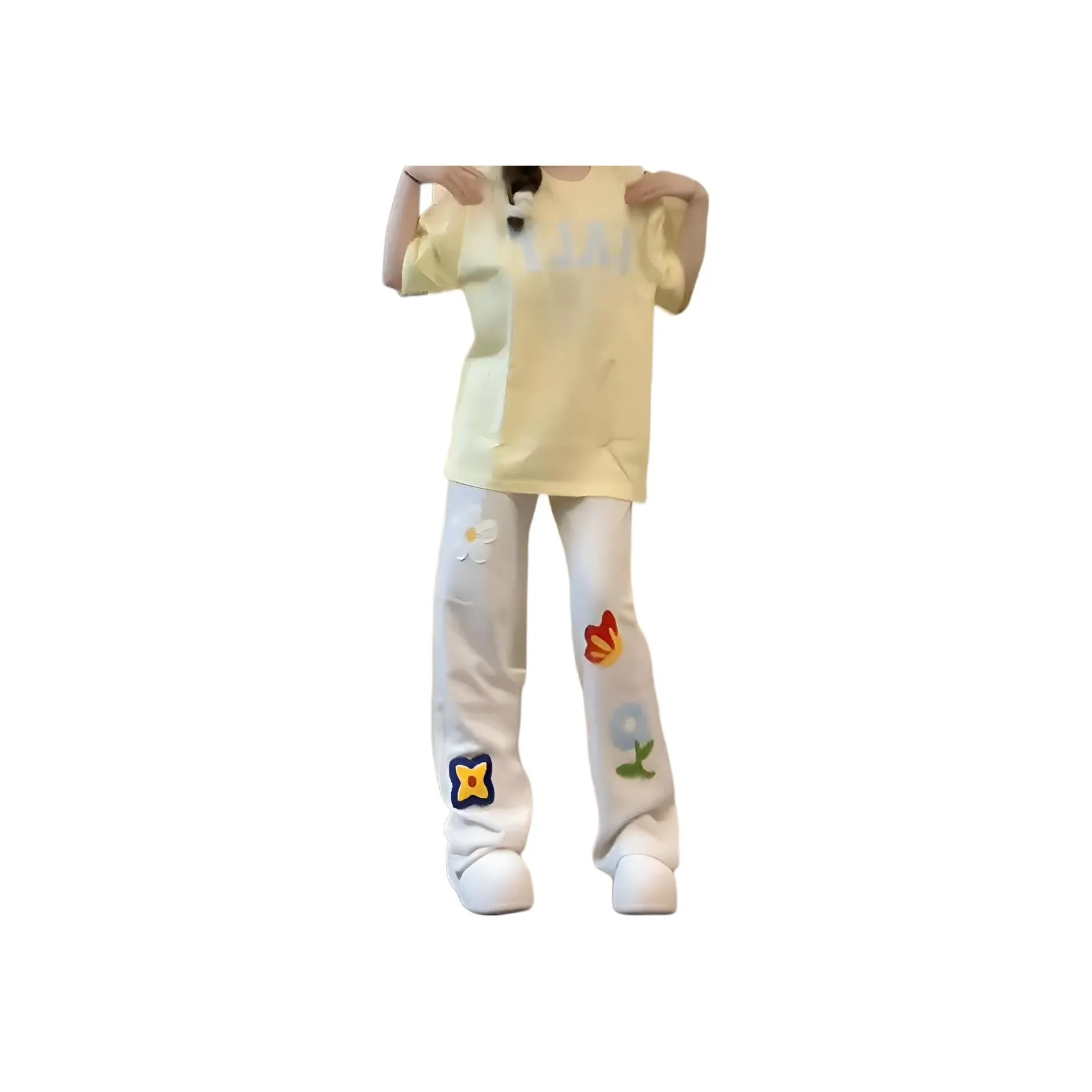 AN Вересковый серый Женские Вязаные Тренировочные Брюки