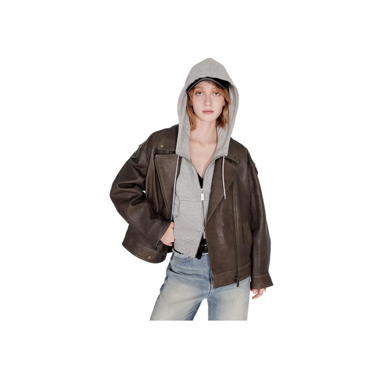 ONLY Leather Jackets Women's