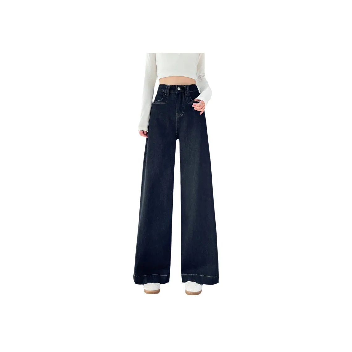 SITOL Черный Золотой Женские Джинсы