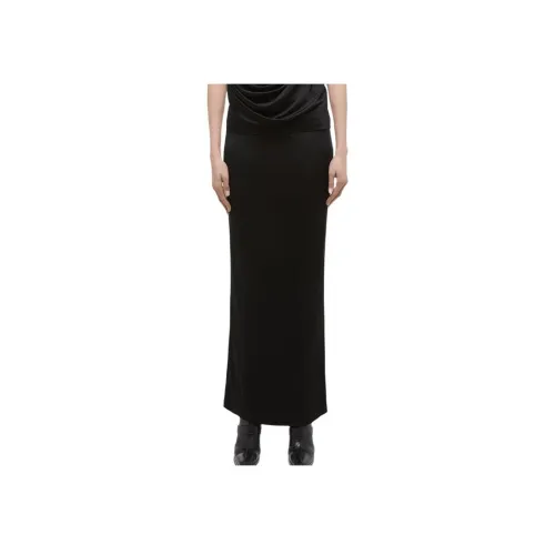 Helmut Lang Черные Женские Повседневные Длинные Юбки