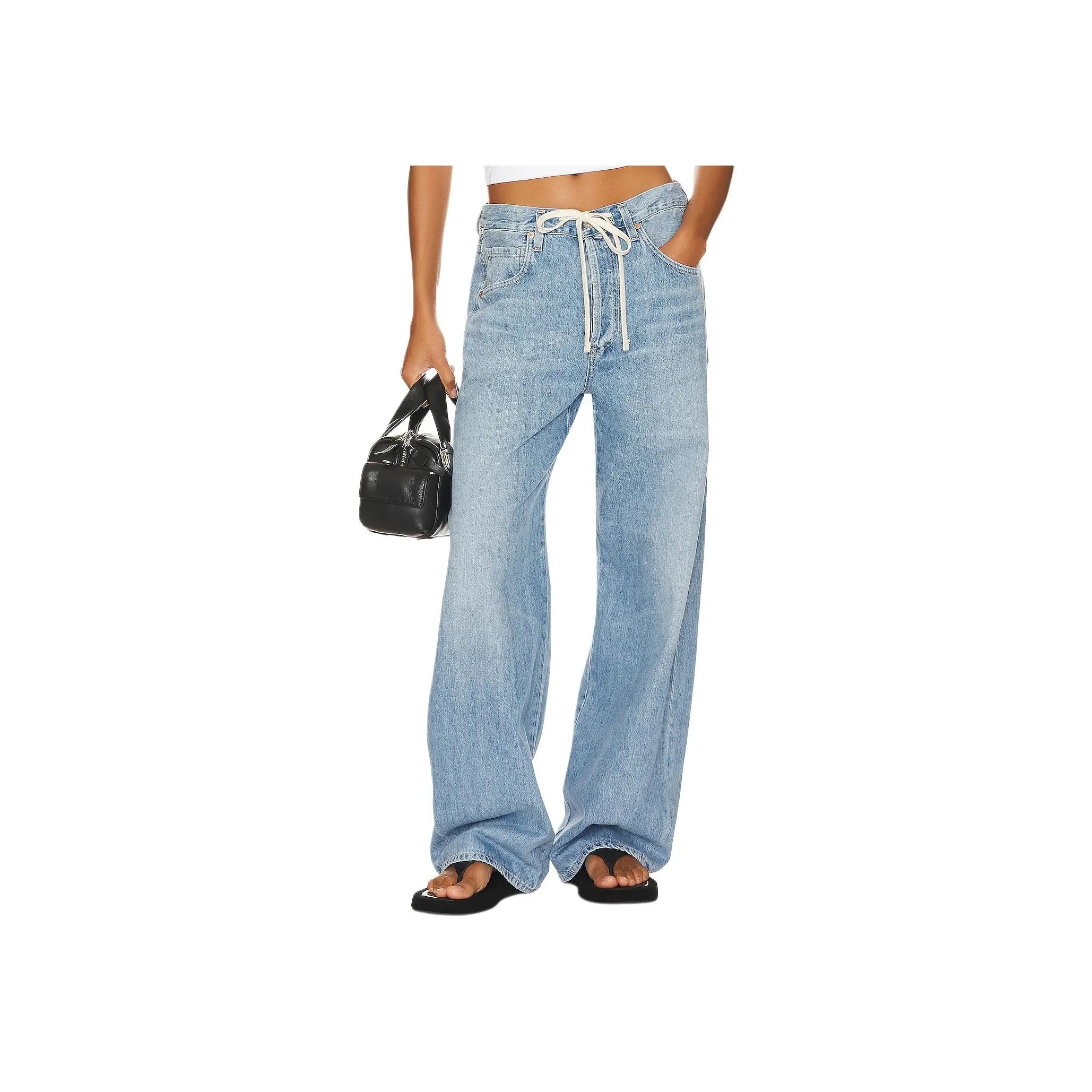 Citizens Of Humanity Brynn Drawstring waist Cotton Jeans
