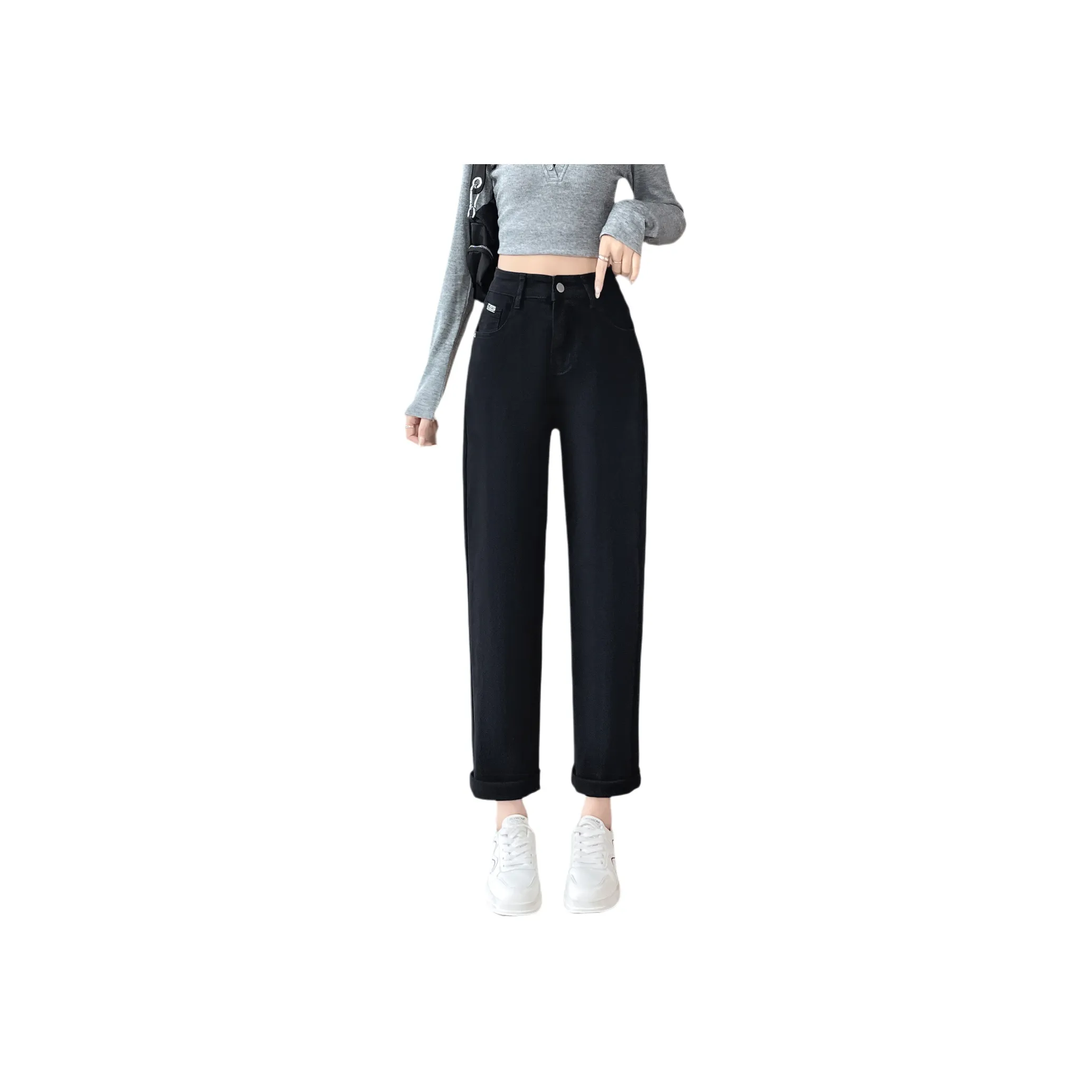 SITOL Черные Женские Джинсы