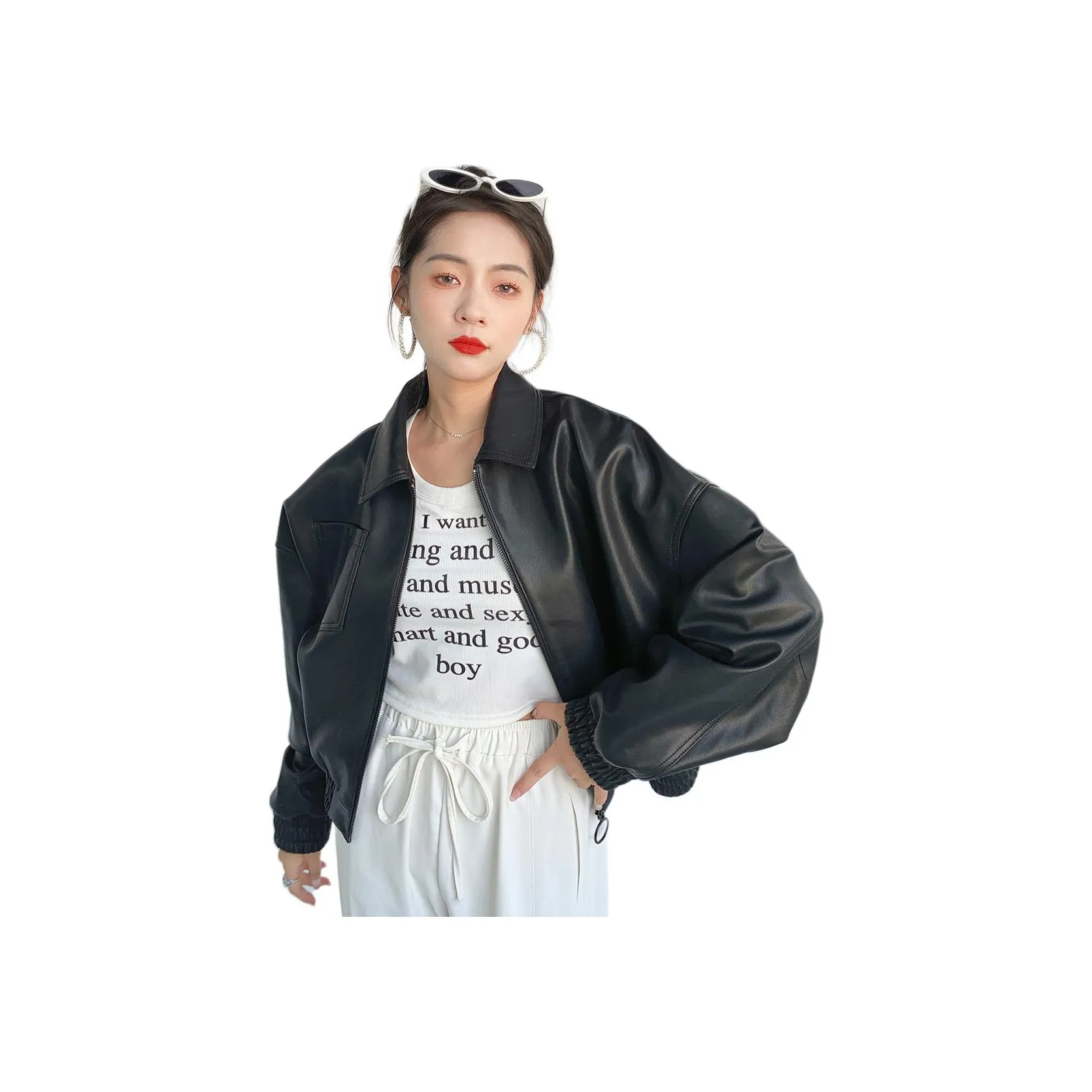 BILISISHANYANG Куртка из натуральной кожи женская