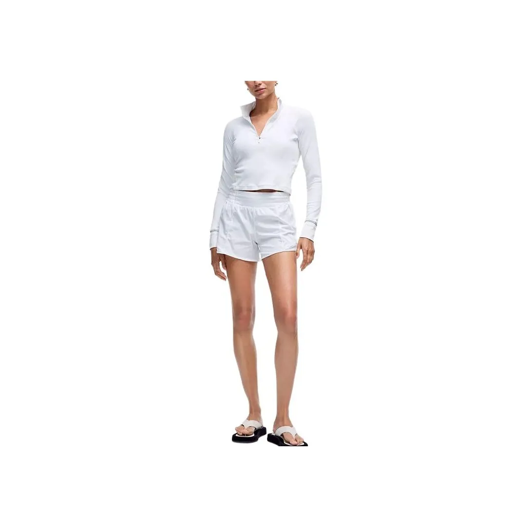 Lululemon Hotty Hot Swift Fabric Casual Shorts Women's White