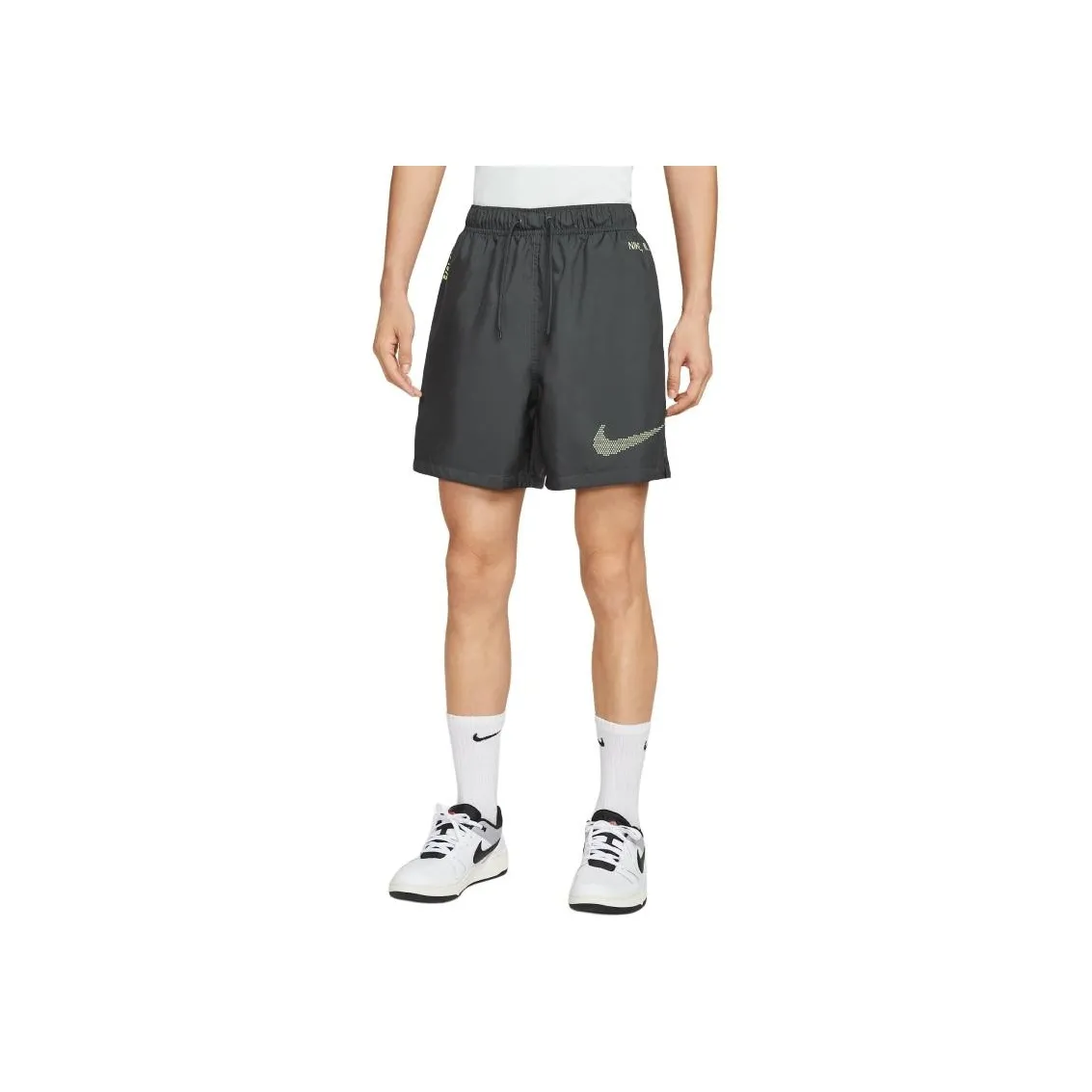 Nike Черные Серые Мужские Спортивные Шорты