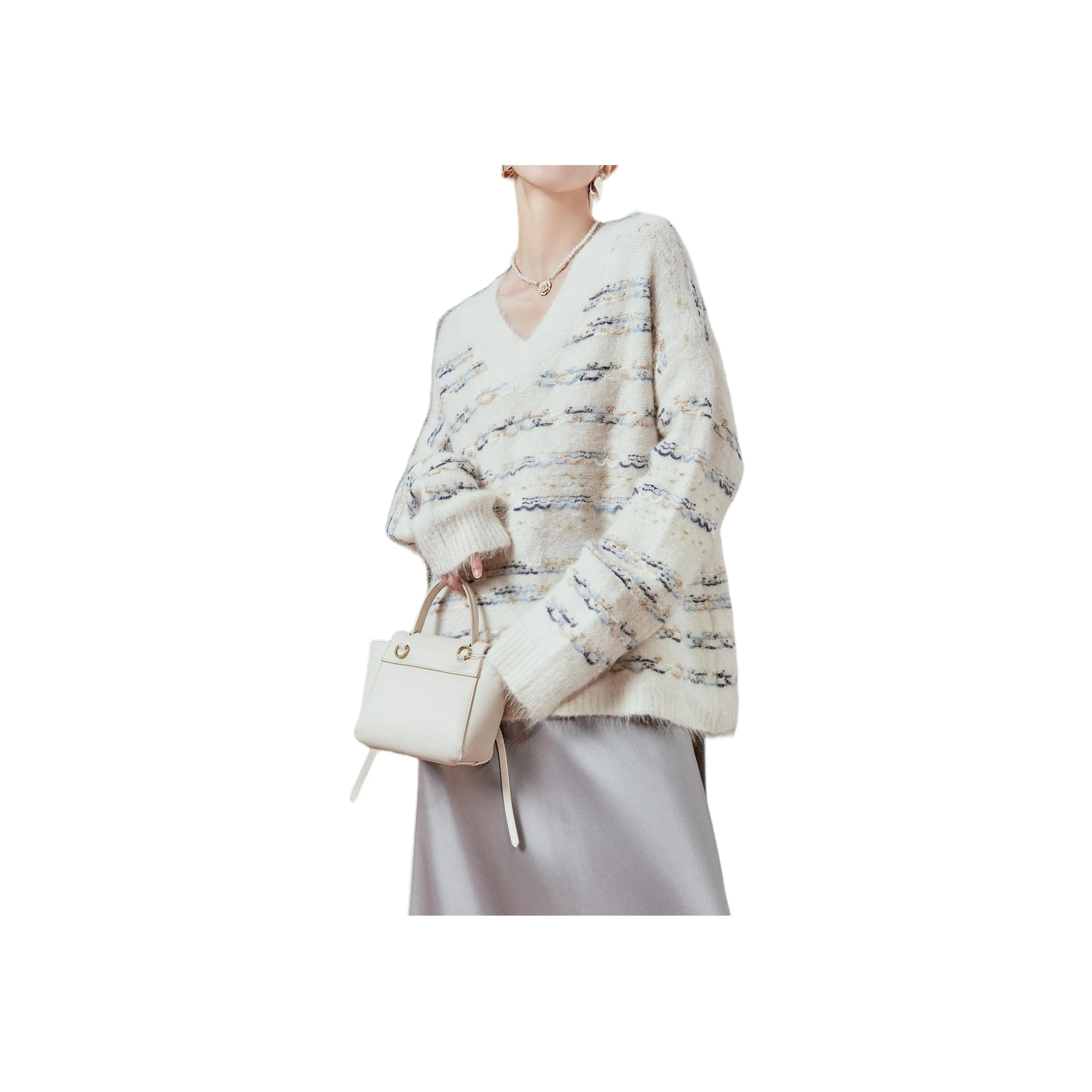 DESIGNER UNCLE Sweater Women's Milk White