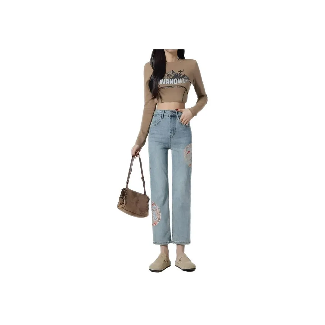 MUMUTU Изображение Цвет Женские Джинсы