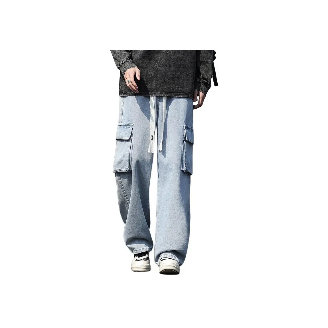 Menglaini Jeans Unisex