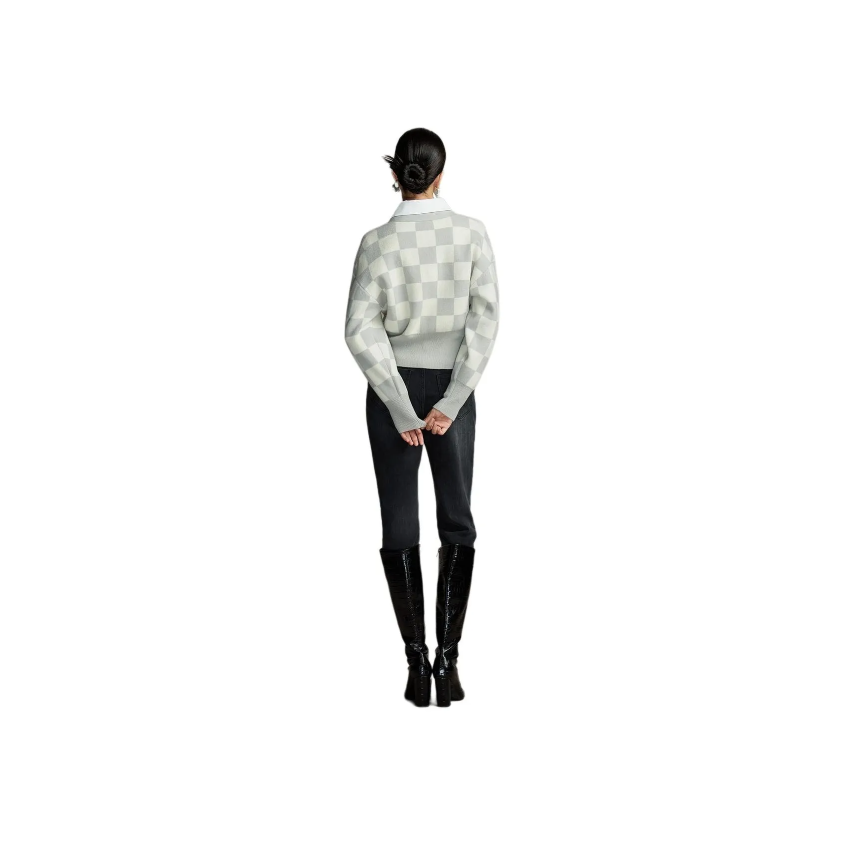 BBLLUUEE Sweater Women's Mist Gray