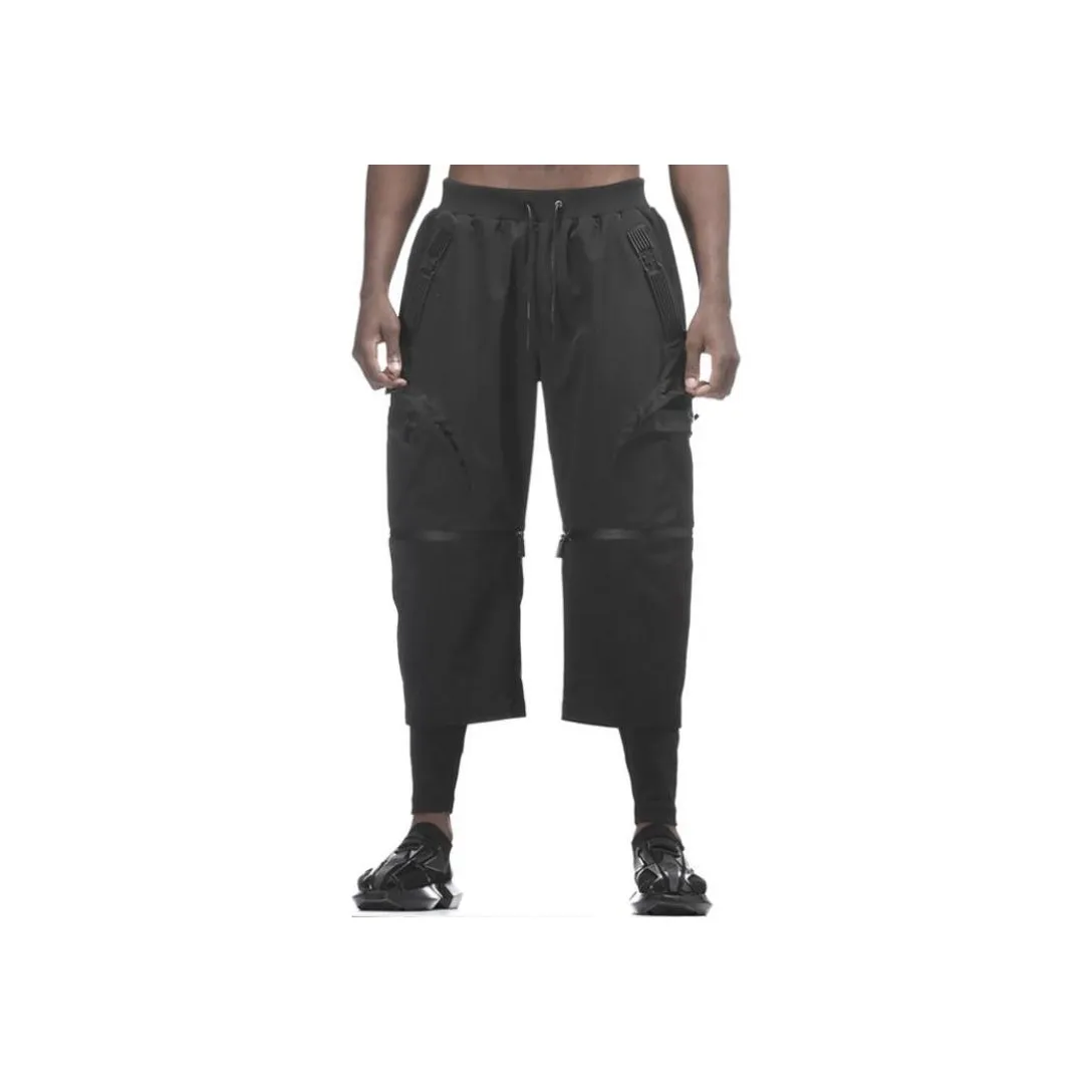 NORVINCY Western Outdoor Cycling Knitted Sweatpants Unisex Black