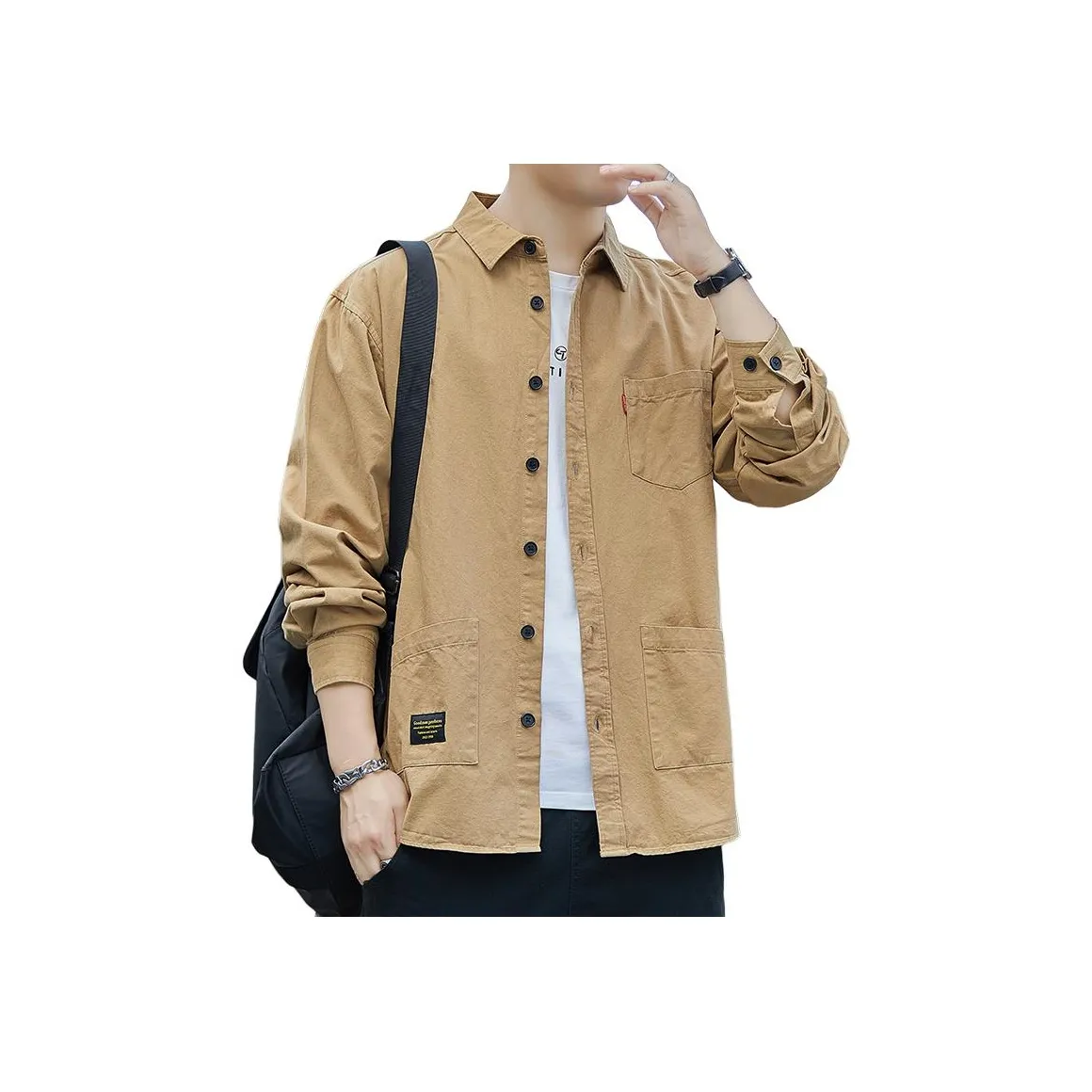 Candito Длинный рукав мужская рубашка