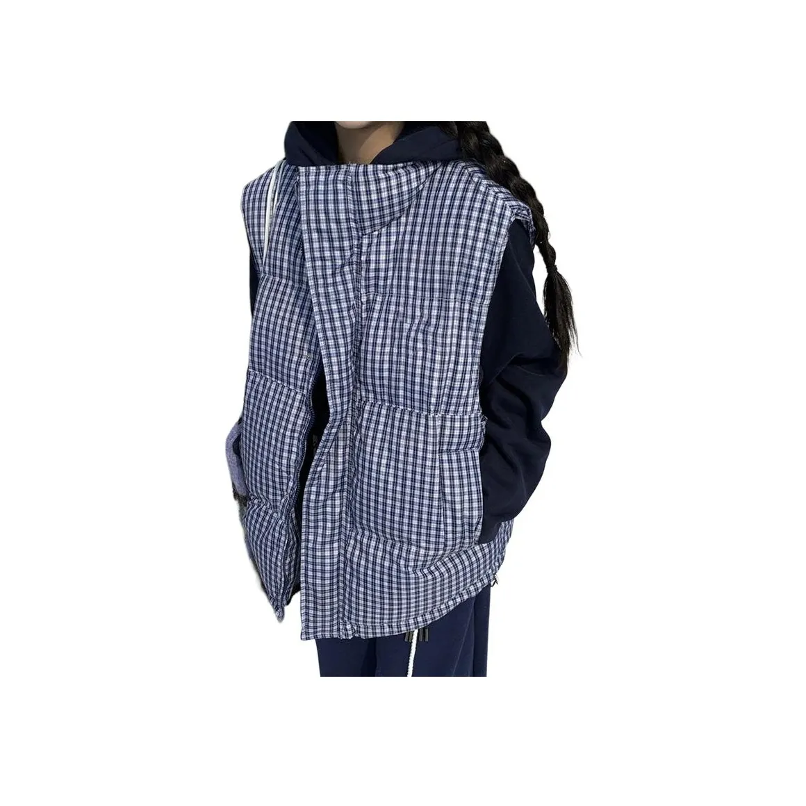 YEARNED Синий Женский жилет