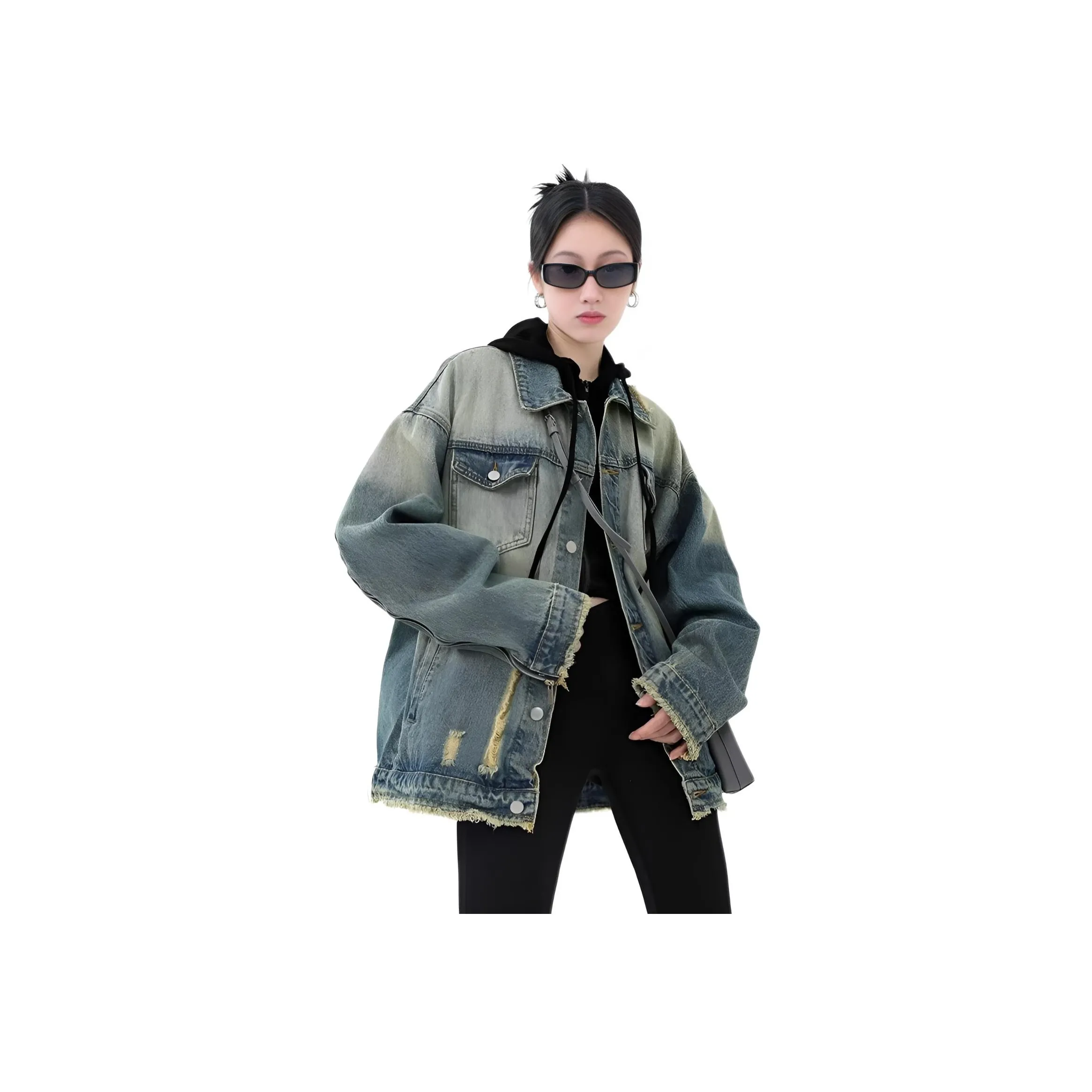 NEVER RULE Синий Унисекс Джинсовые куртки