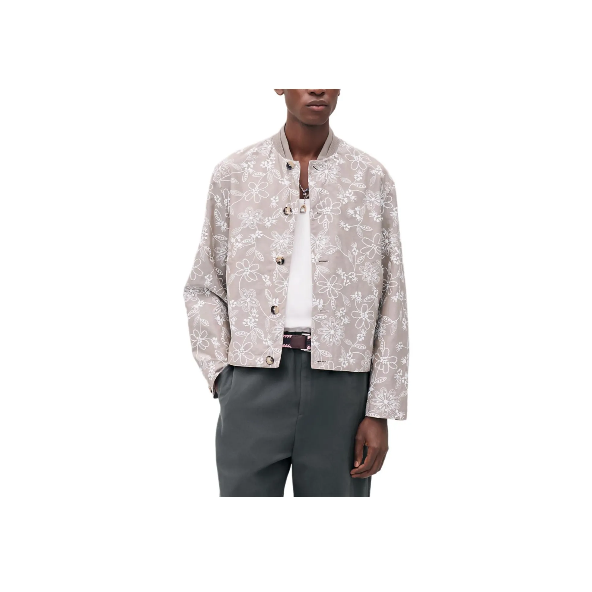 HERMES Jackets & Coats Men's Gray