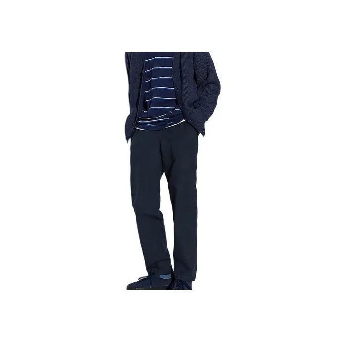 UNIQLO Повседневные брюки Унисекс Темно-синий