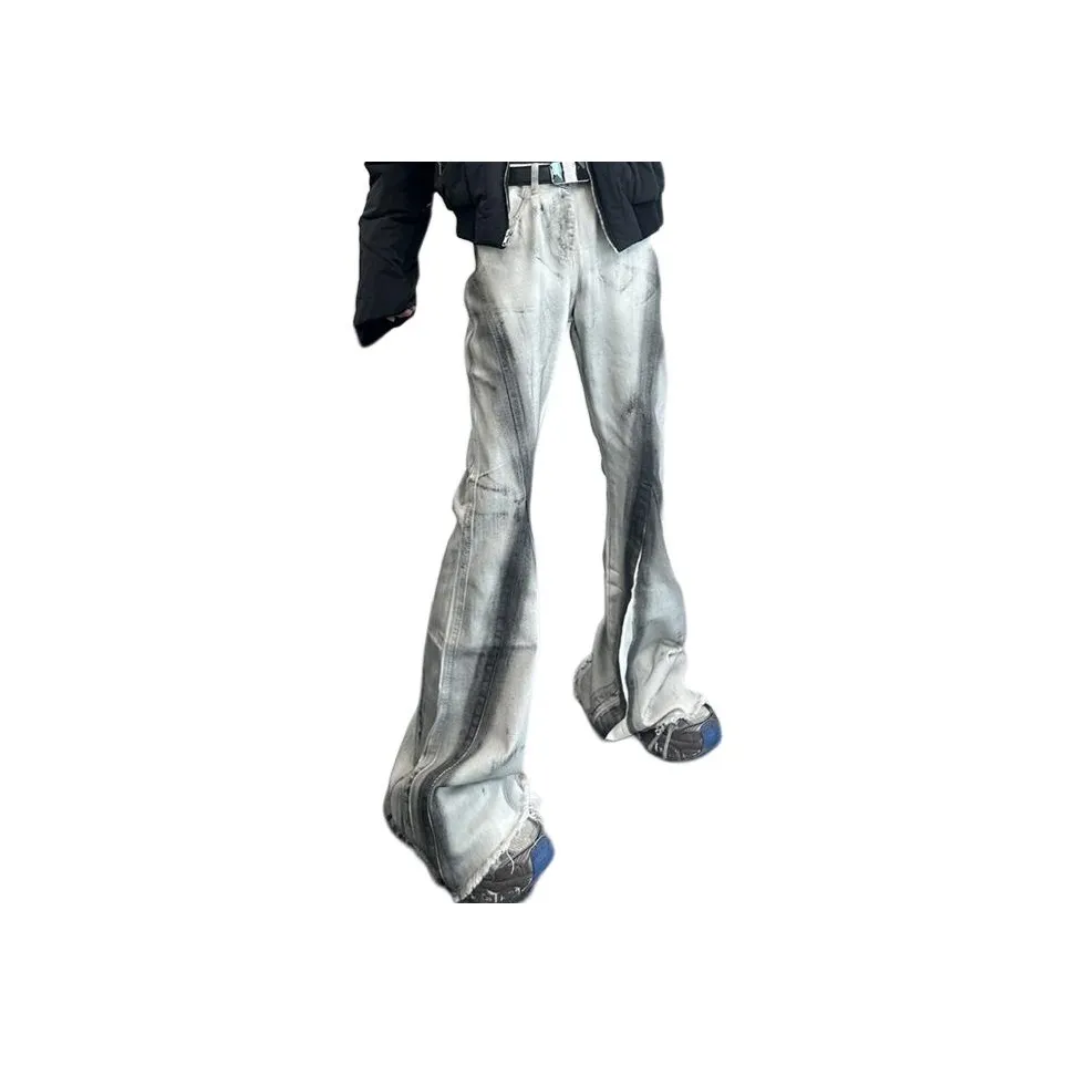 UOOHE Белые Унисекс Джинсы