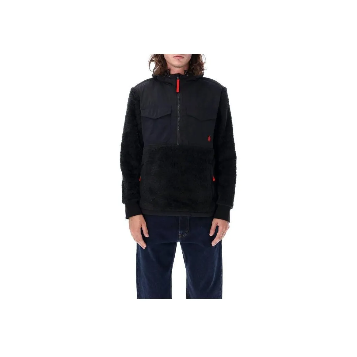 Polo Ralph Lauren Polo Pony Embroidered Fleece Hooded Jacket
