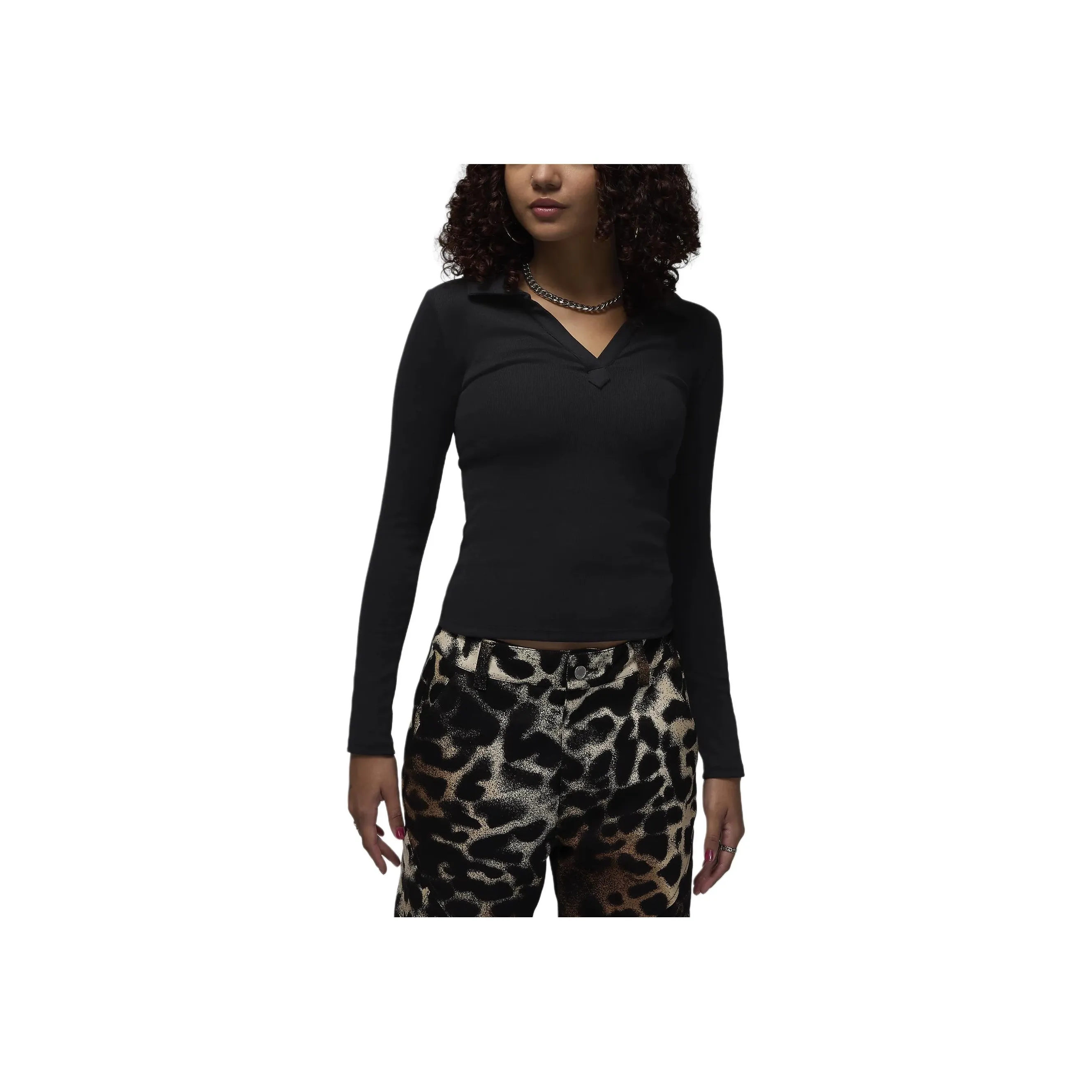 JORDAN Women's Long Sleeve Knit Top