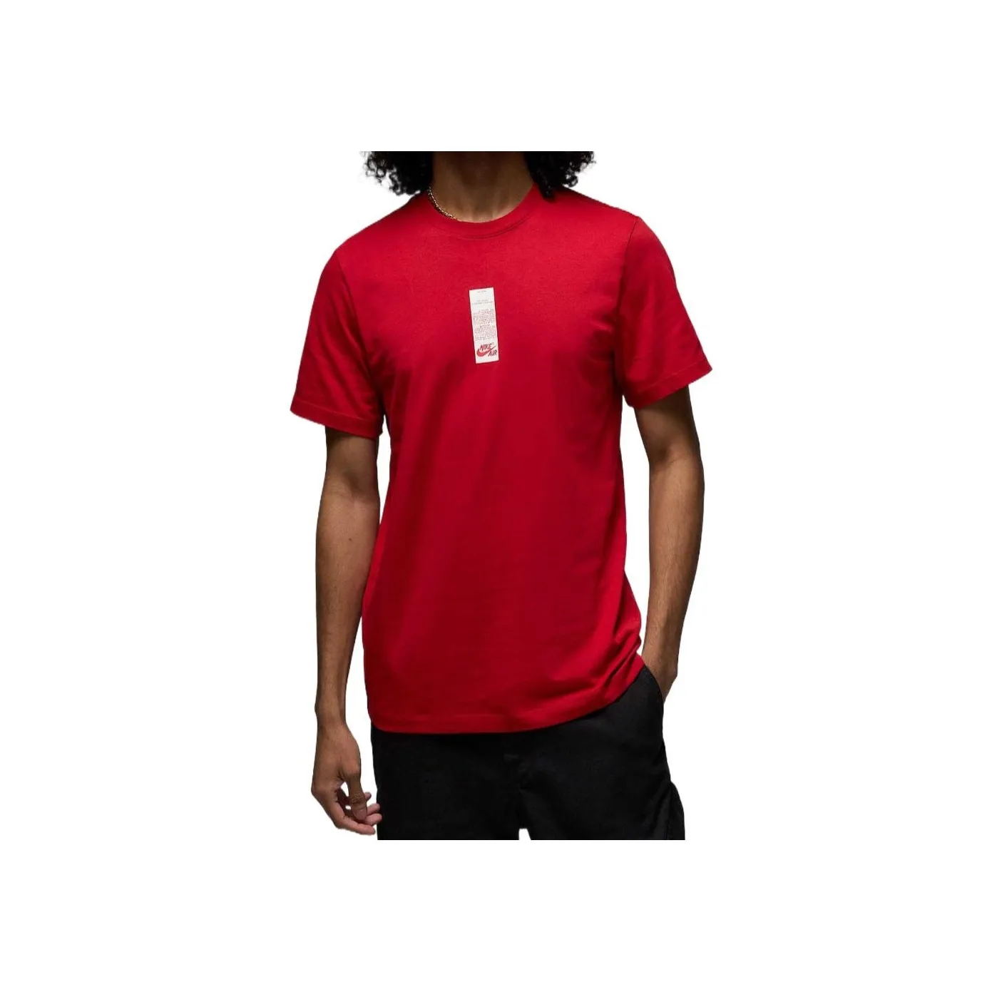 Jordan BRANDAJ1 SS25 T-Shirt Men's School Team Red/White