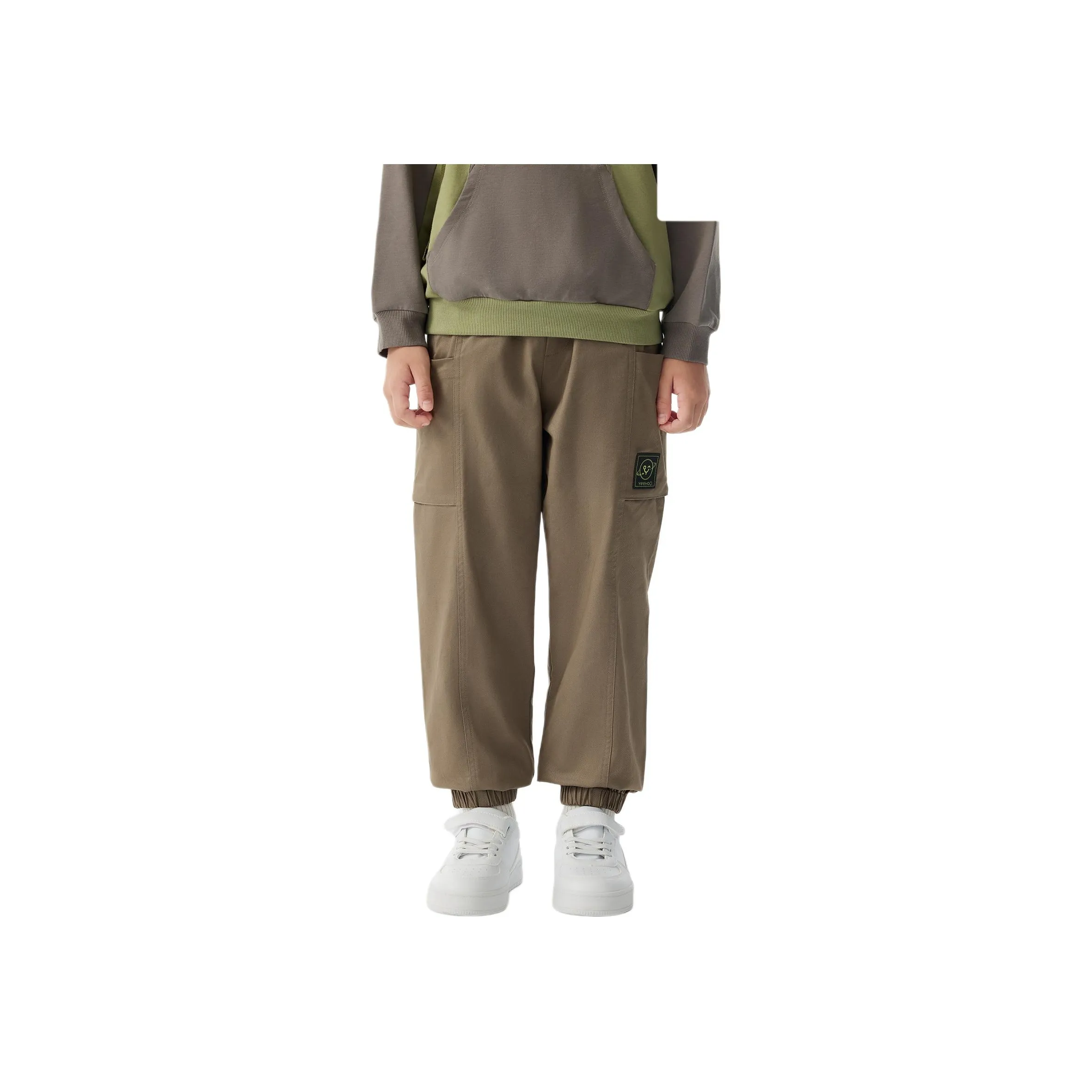 YeeHoO Кокос Коричневый Унисекс Брюки