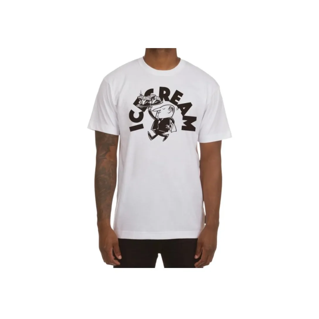 Мороженое Белый Унисекс Футболка