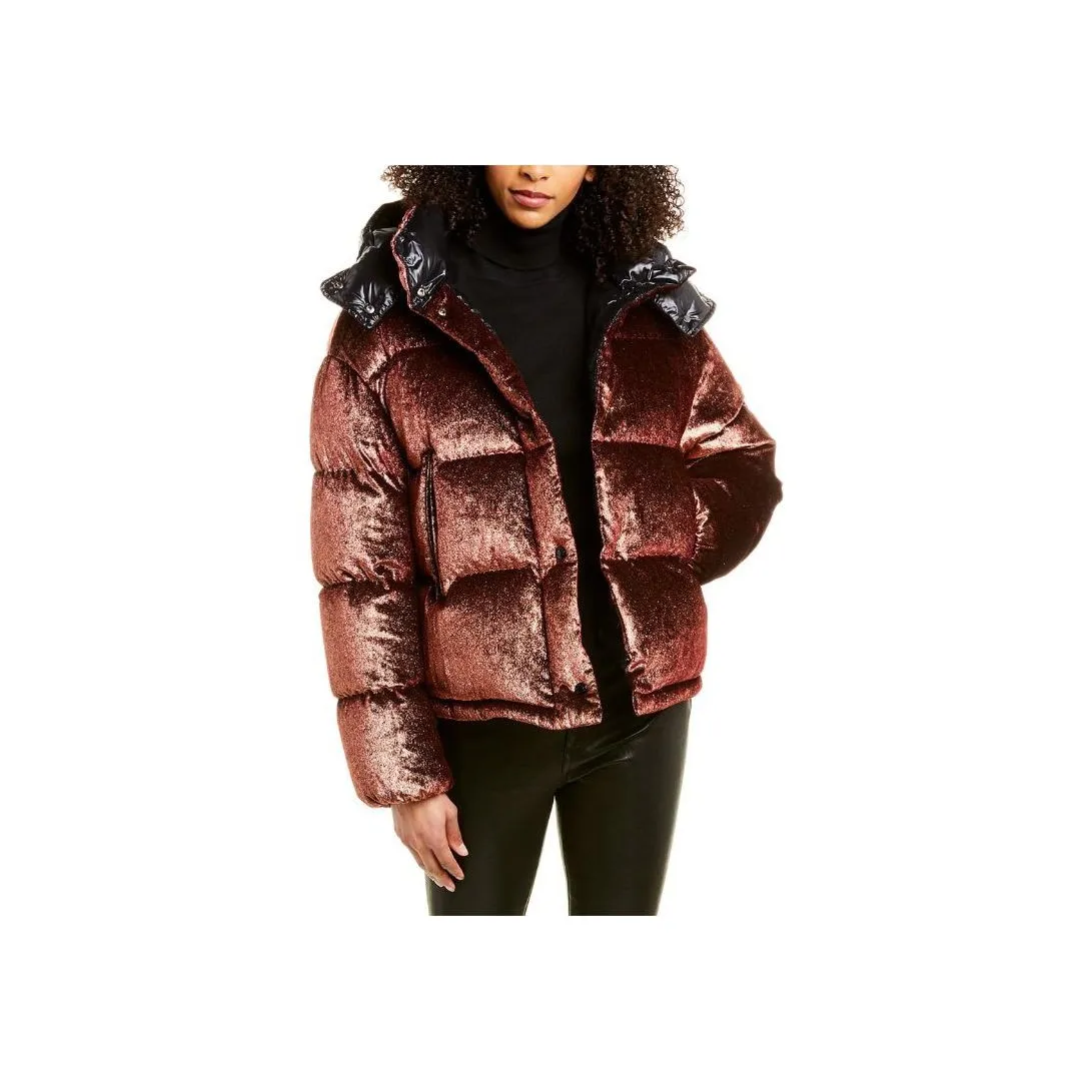 Moncler Down Jacket Women's Orange Pink