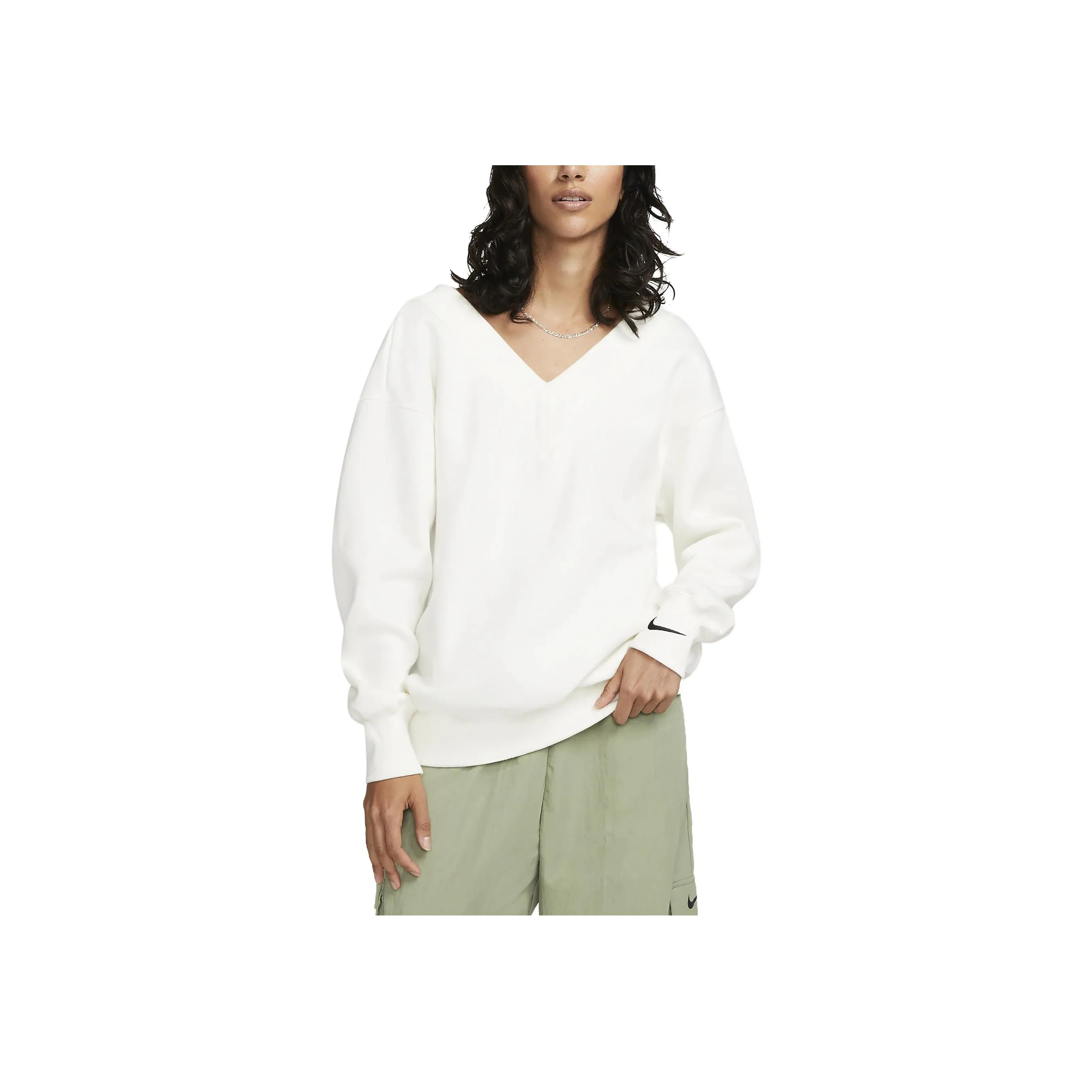 Nike Sportswear Phoenix Fleece Women's Oversized V Neck Sweatshirt