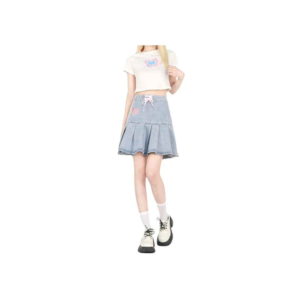 FOREST LIBRARY Синий Унисекс Юбки