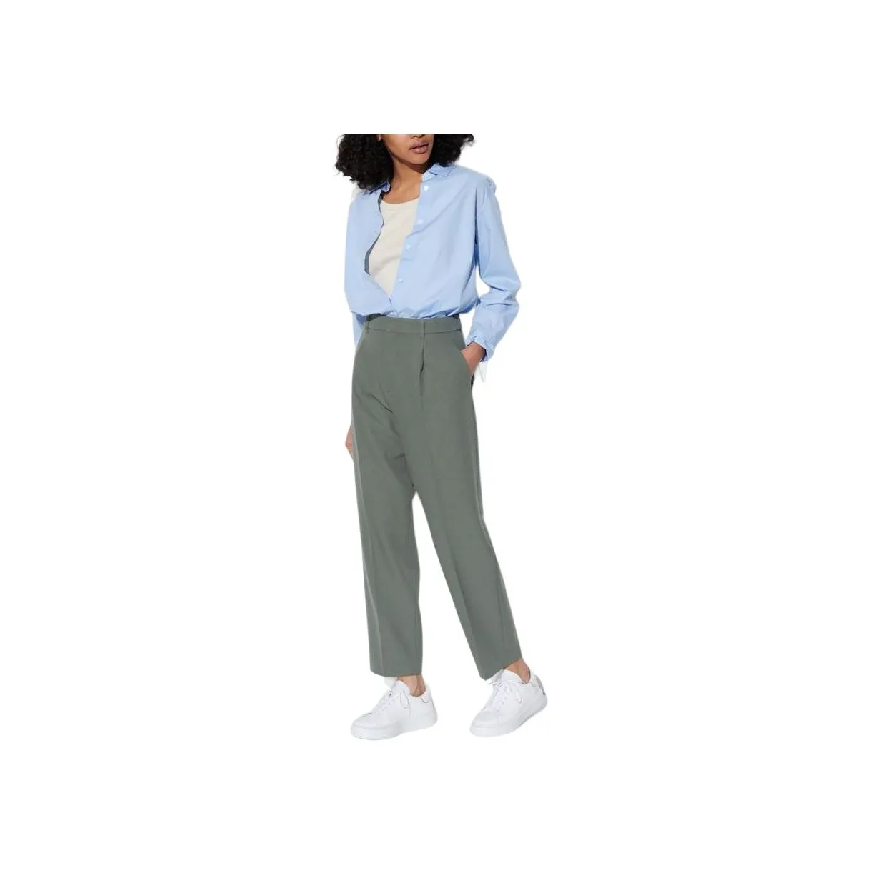 UNIQLO Suit Trouser Women's Olive