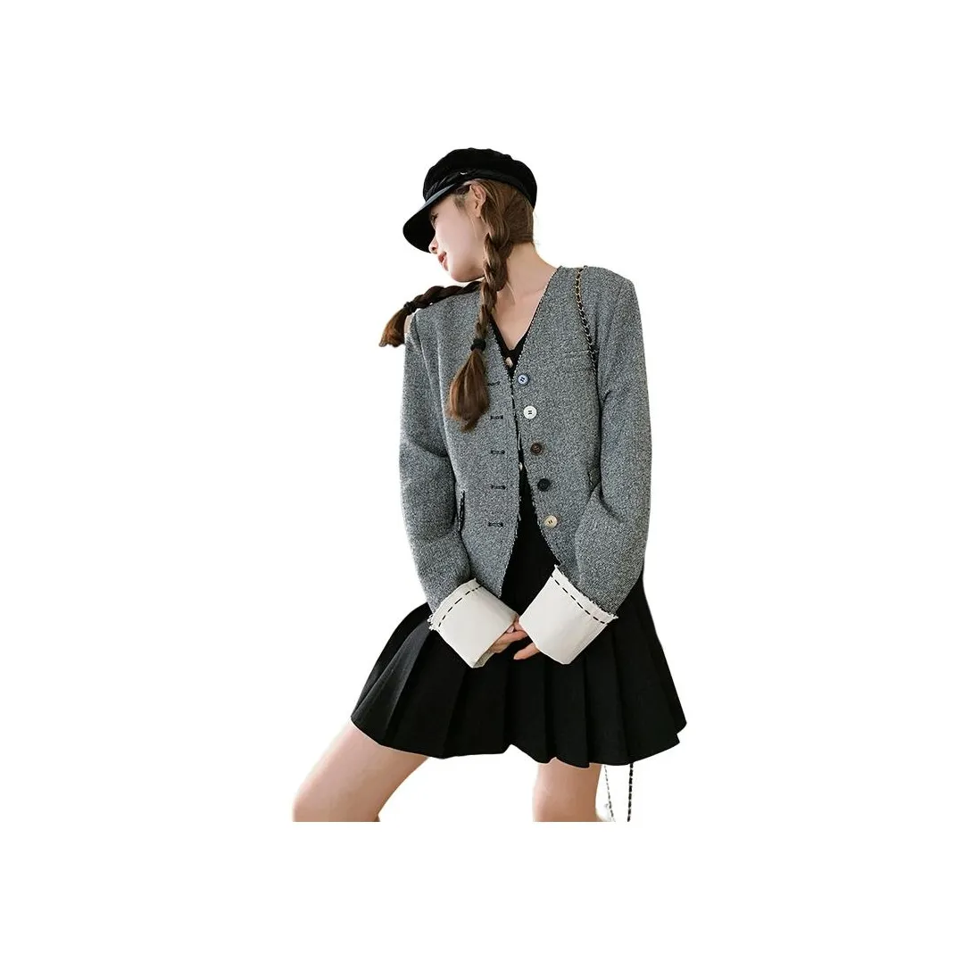 MEXICAN Серебристо-серый Женский Куртки