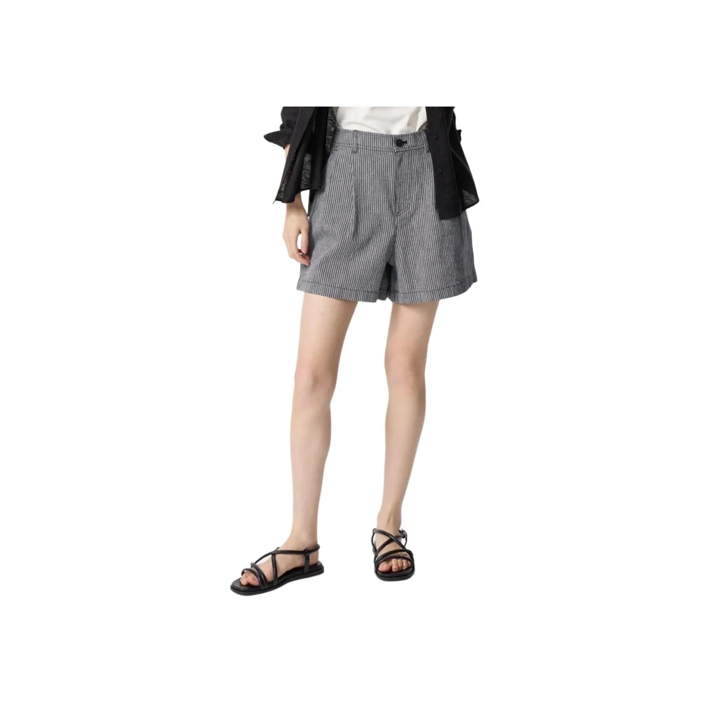 UNIQLO Повседневные шорты женские темно-синие