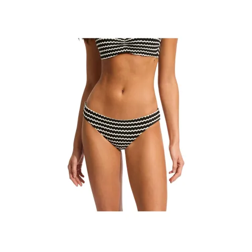 SEAFOLLY Черно-белая панда Женские бикини