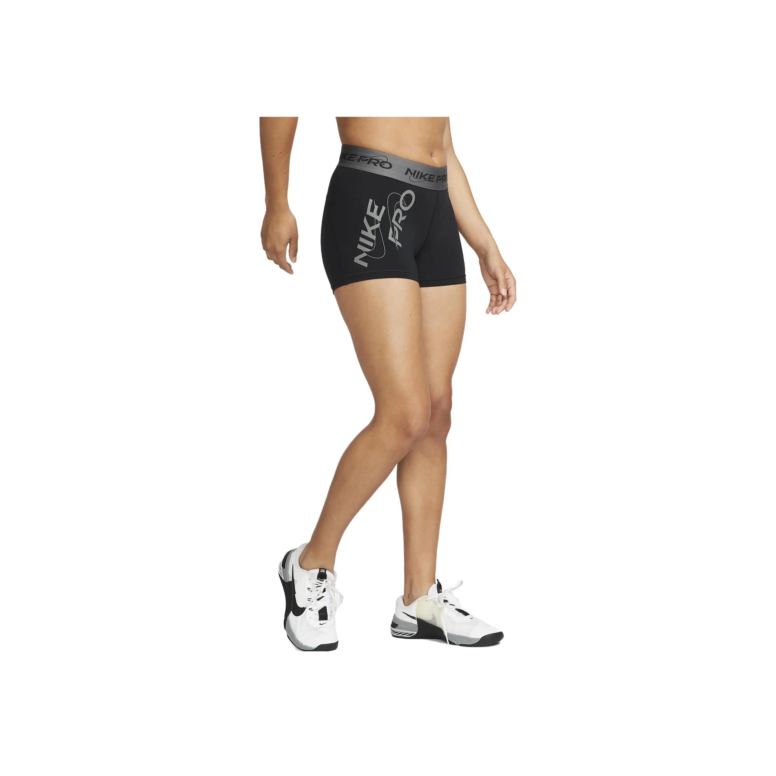 Nike Pro Women's Mid Rise 3' Graphic Shorts