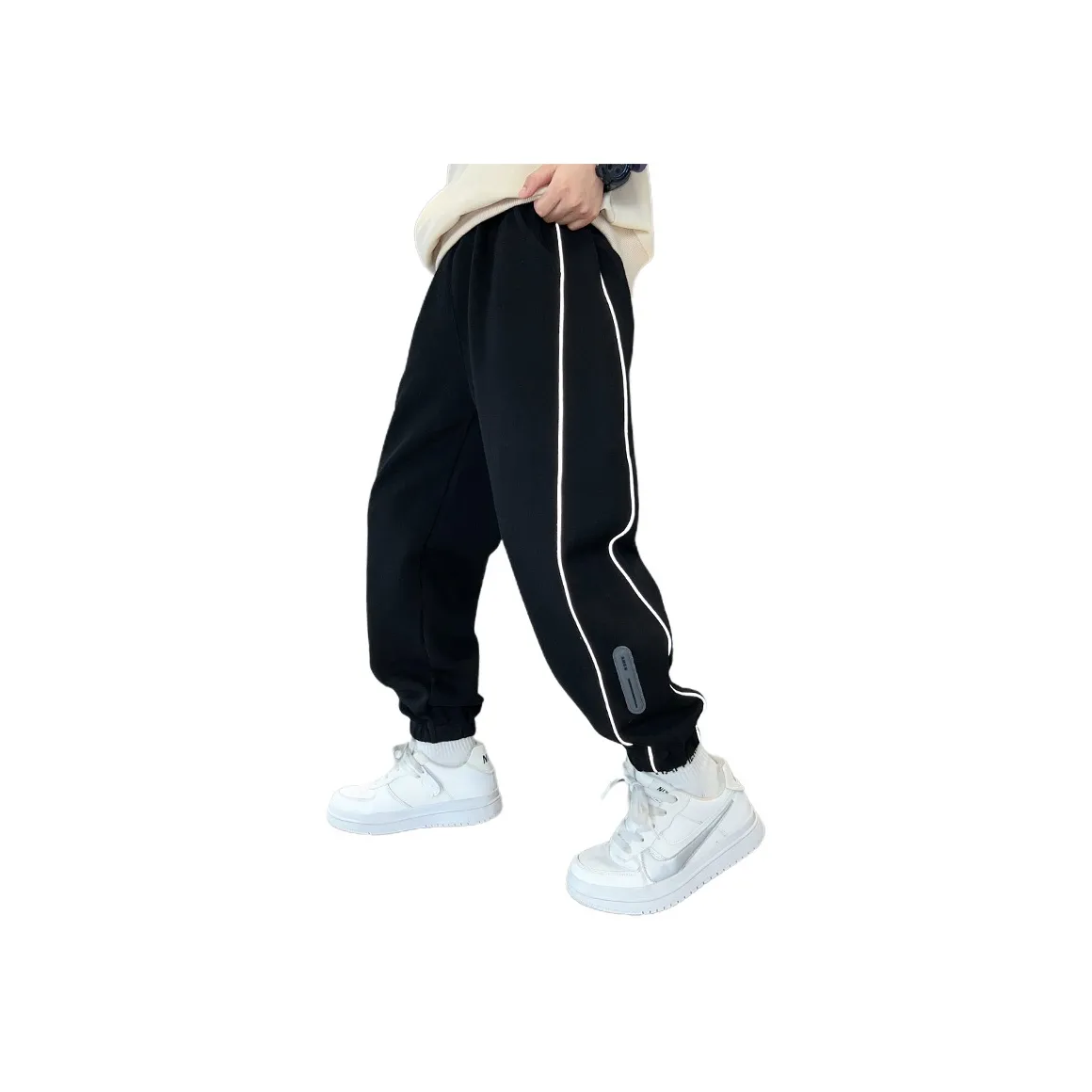 HEINBBE Вязаные спортивные штаны для подростков