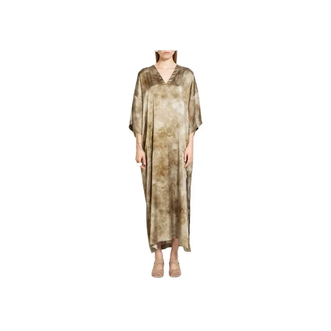 UMA WANG Satin Midi Dress