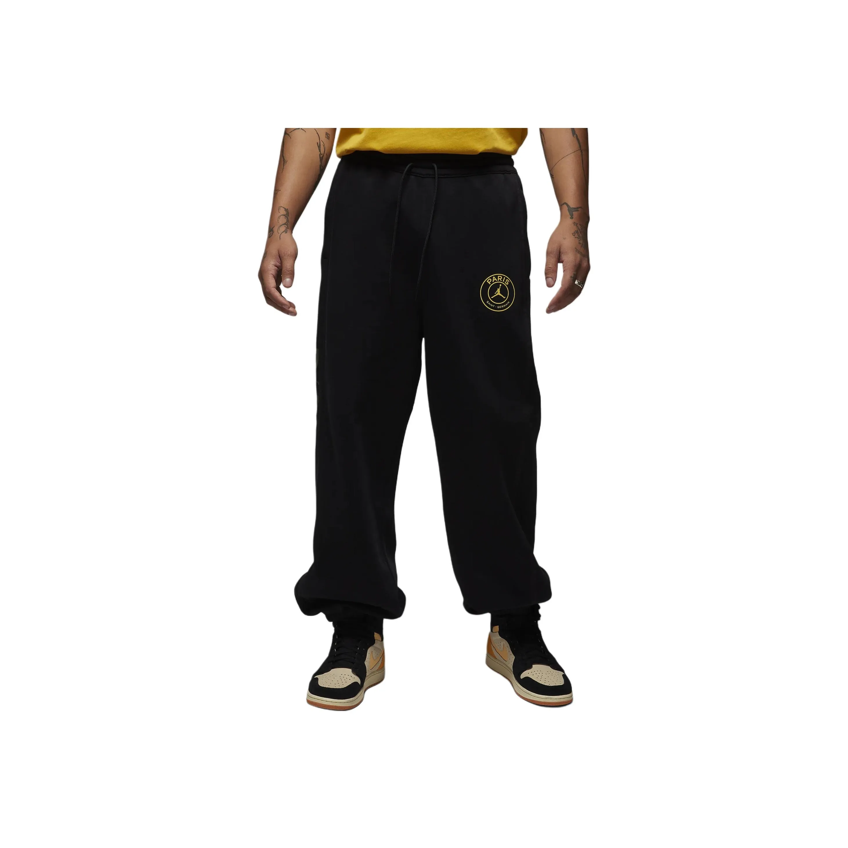 Jordan Paris Saint-Germain Strike Third Paris Saint-Germain Knitted Sports Pants Men's Black