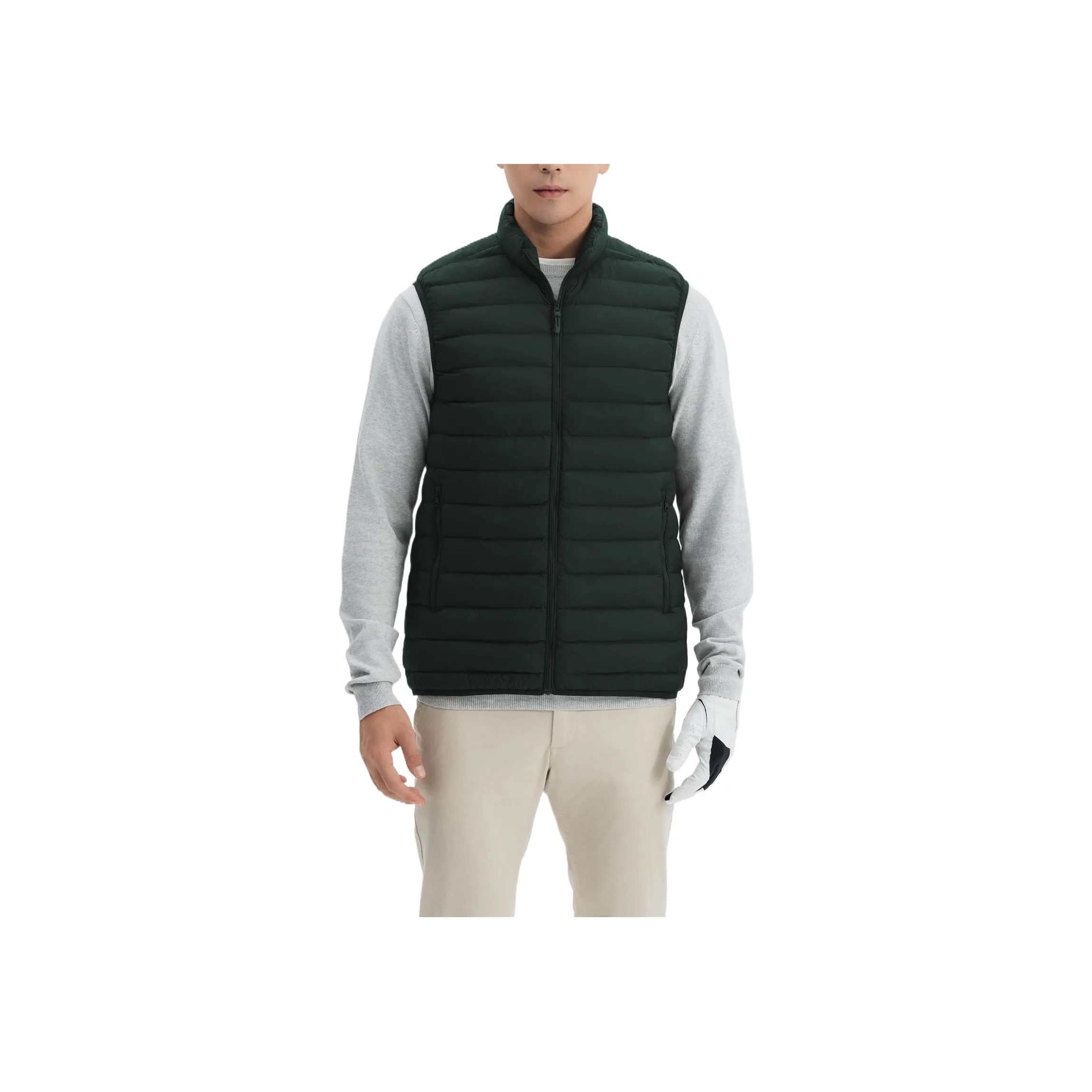 DECATHLON Жилет Мужской Темно-Зеленый