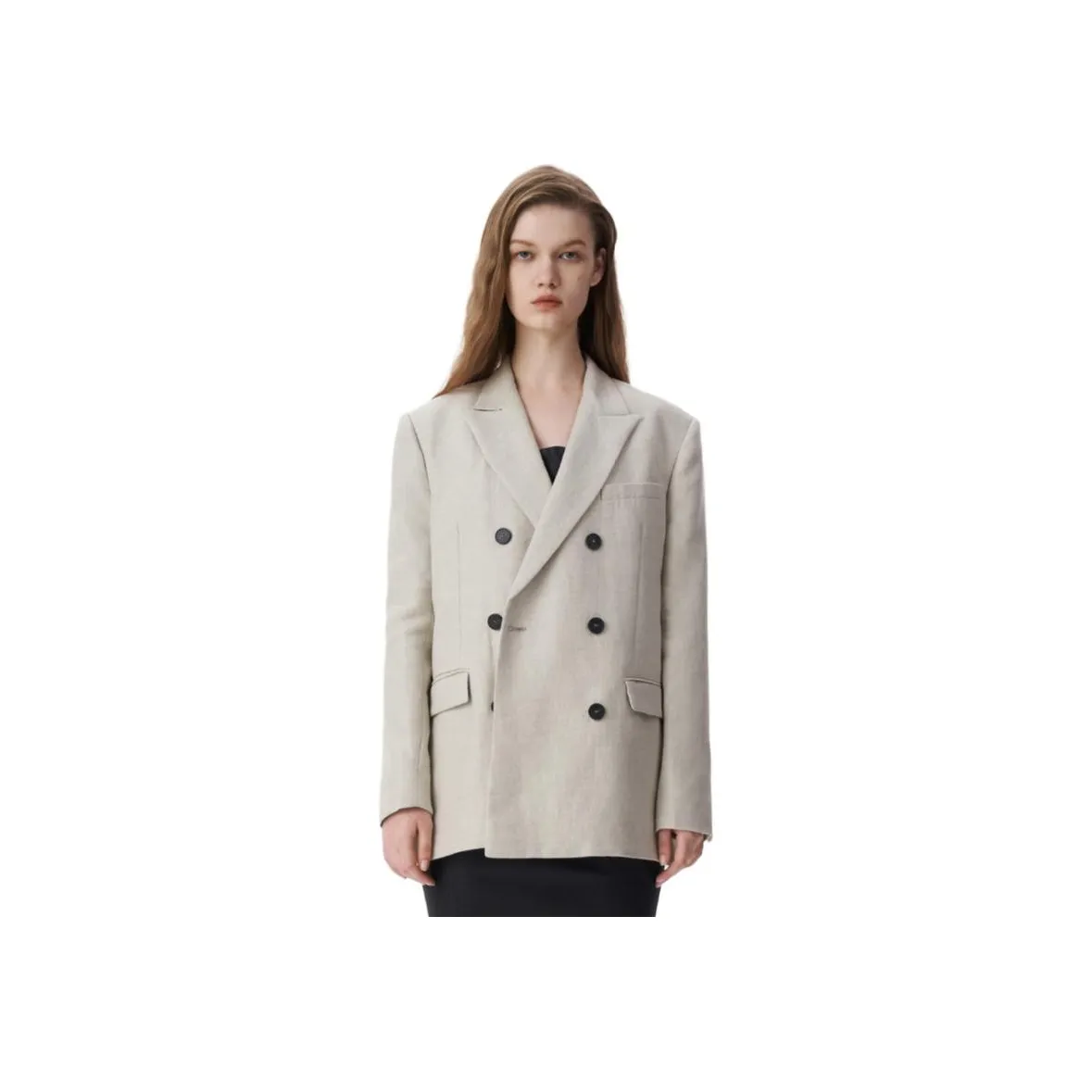 IRO NIGHT Double breasted Cotton Blazer
